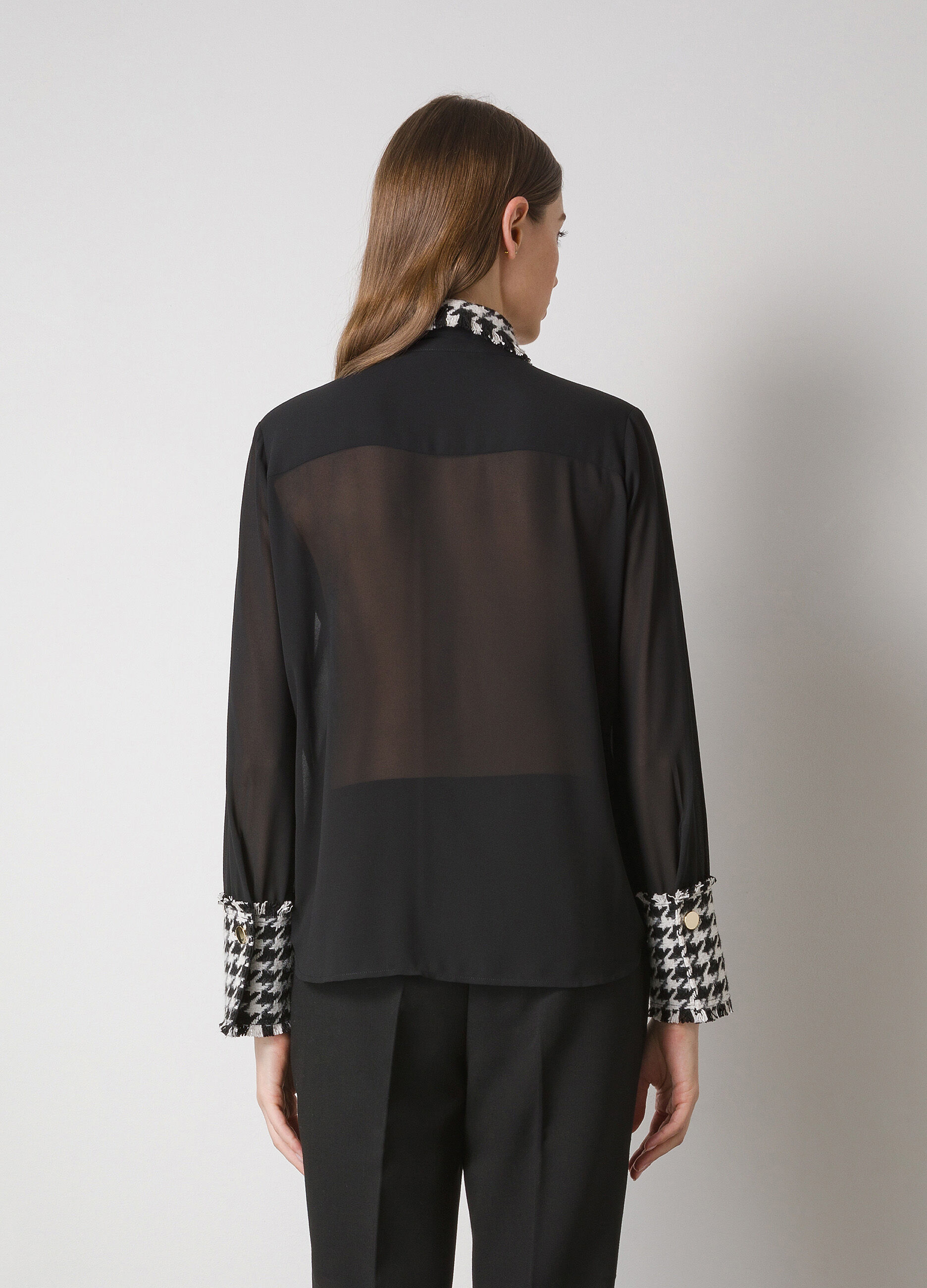 Shirt with houndstooth inserts_1