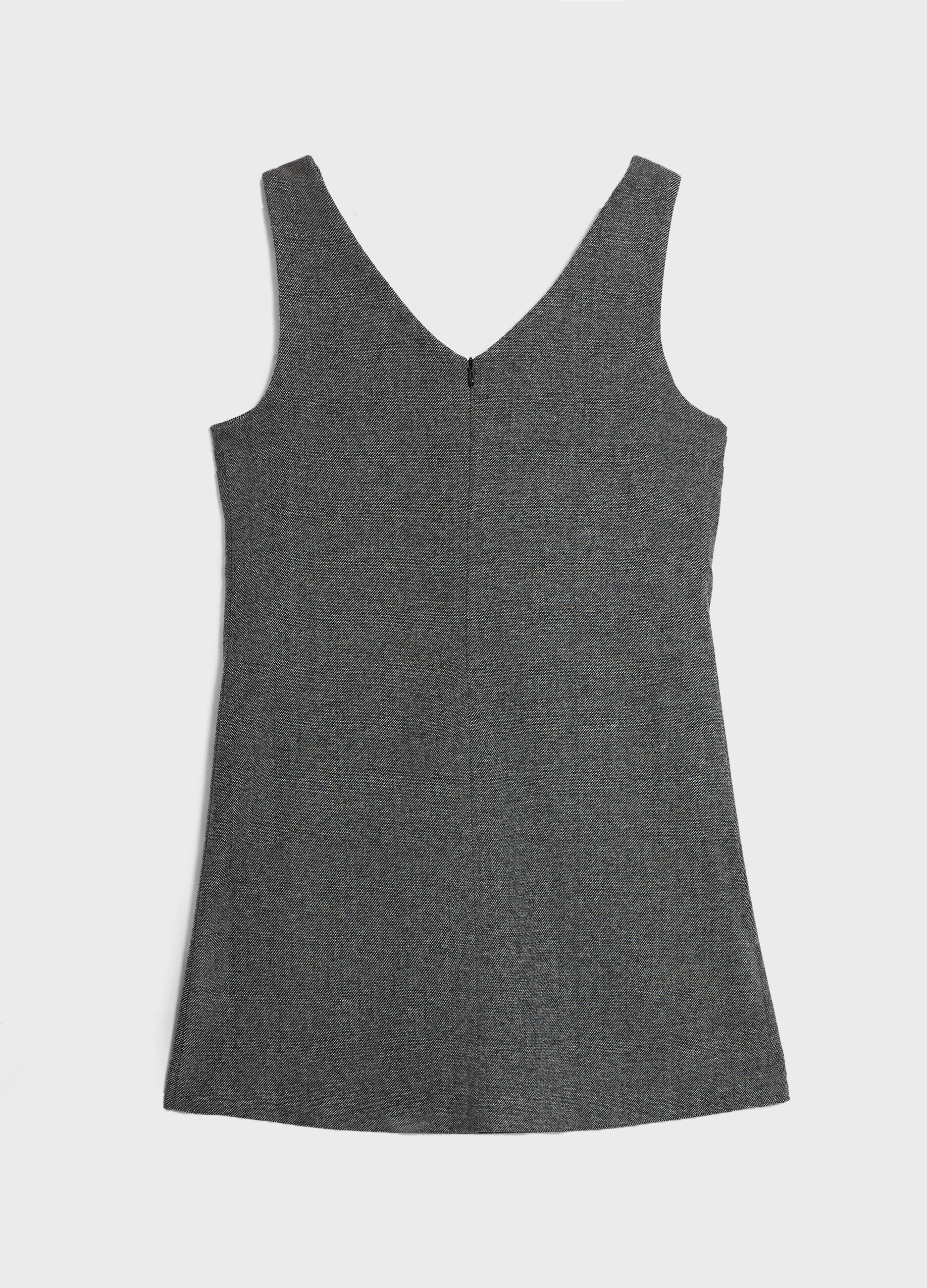 Robe courte en tweed