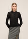 Polo neck with long sleeves in wool blend_1