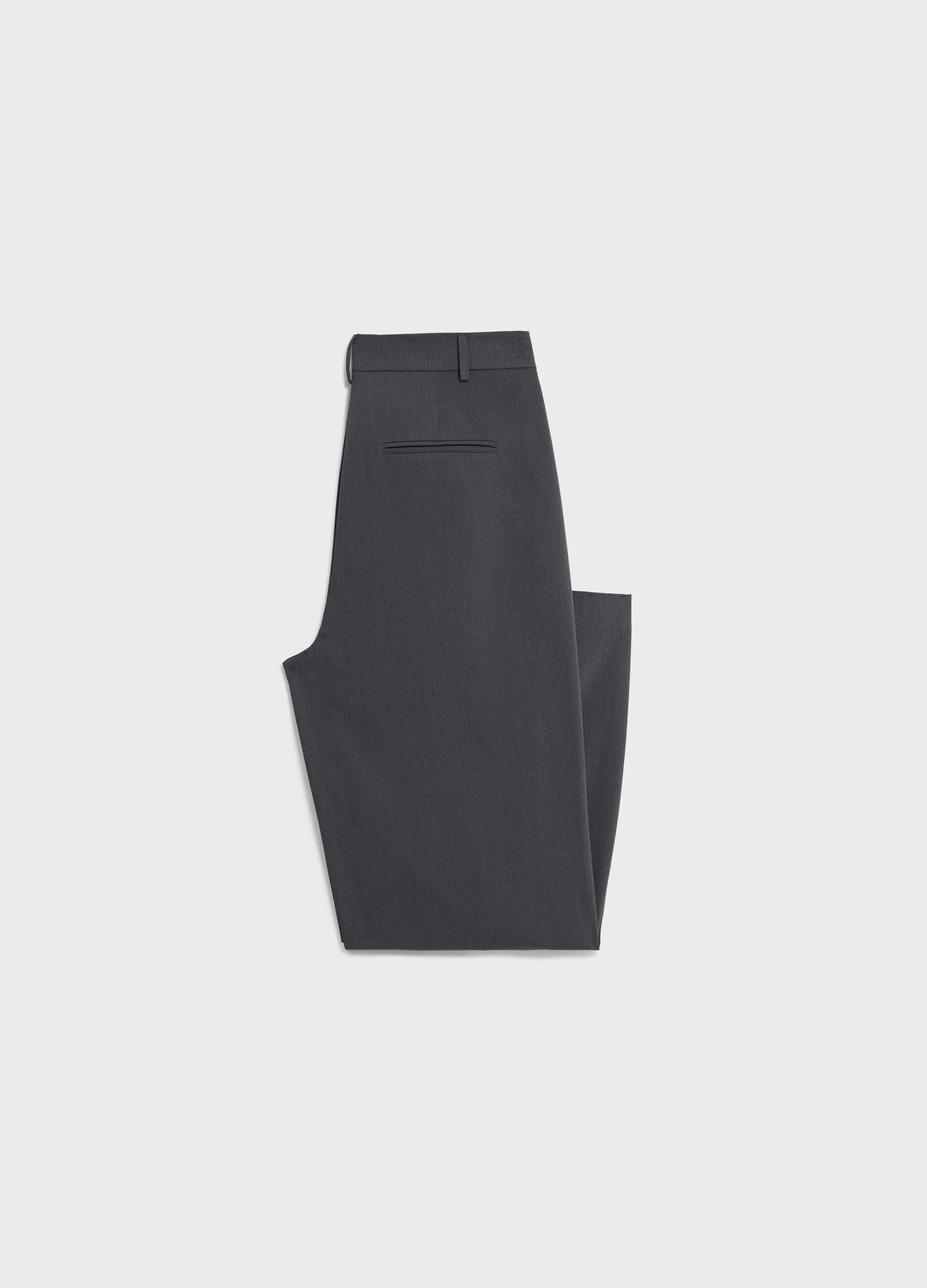 Slouchy trousers with double darts