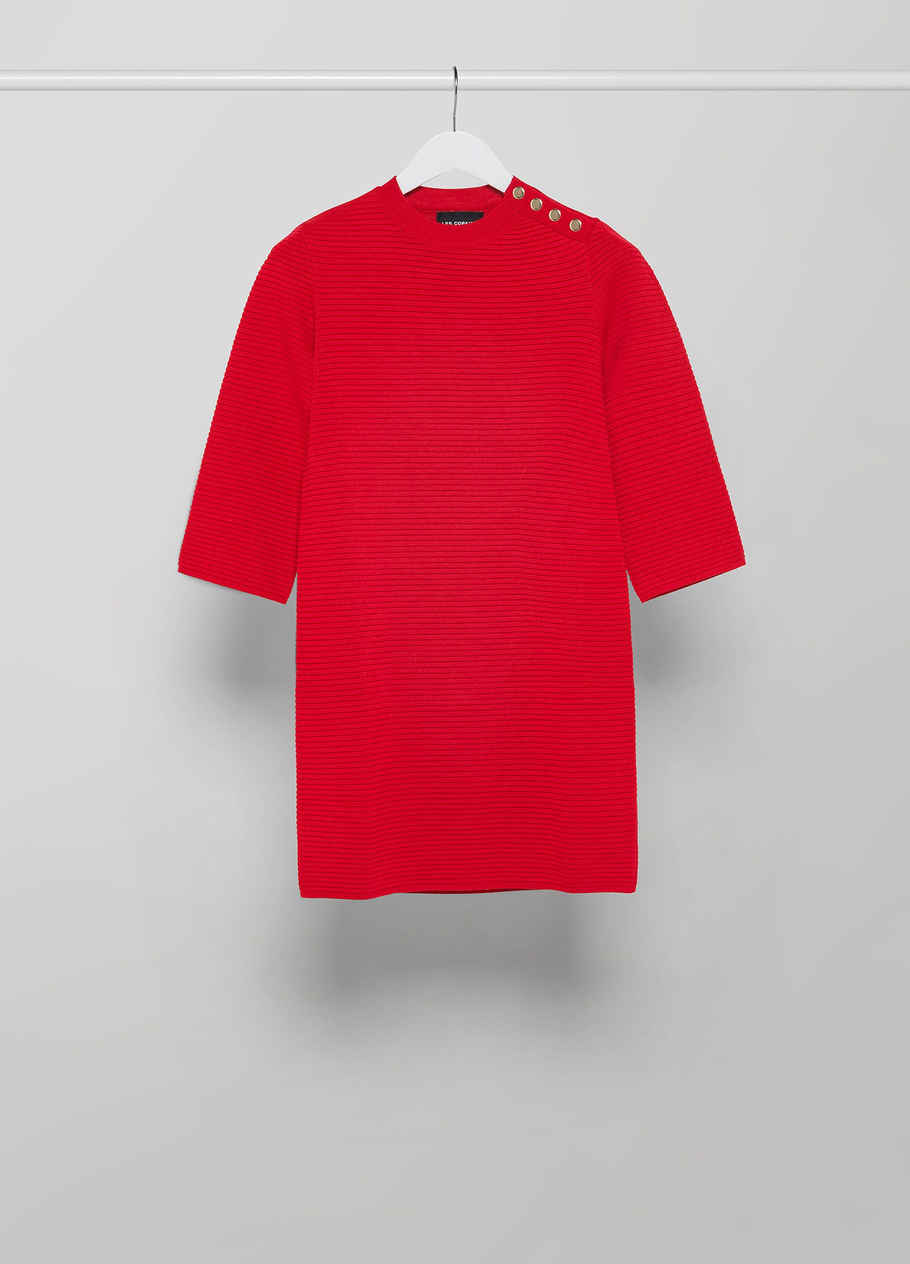 Merino wool blend short dress_4
