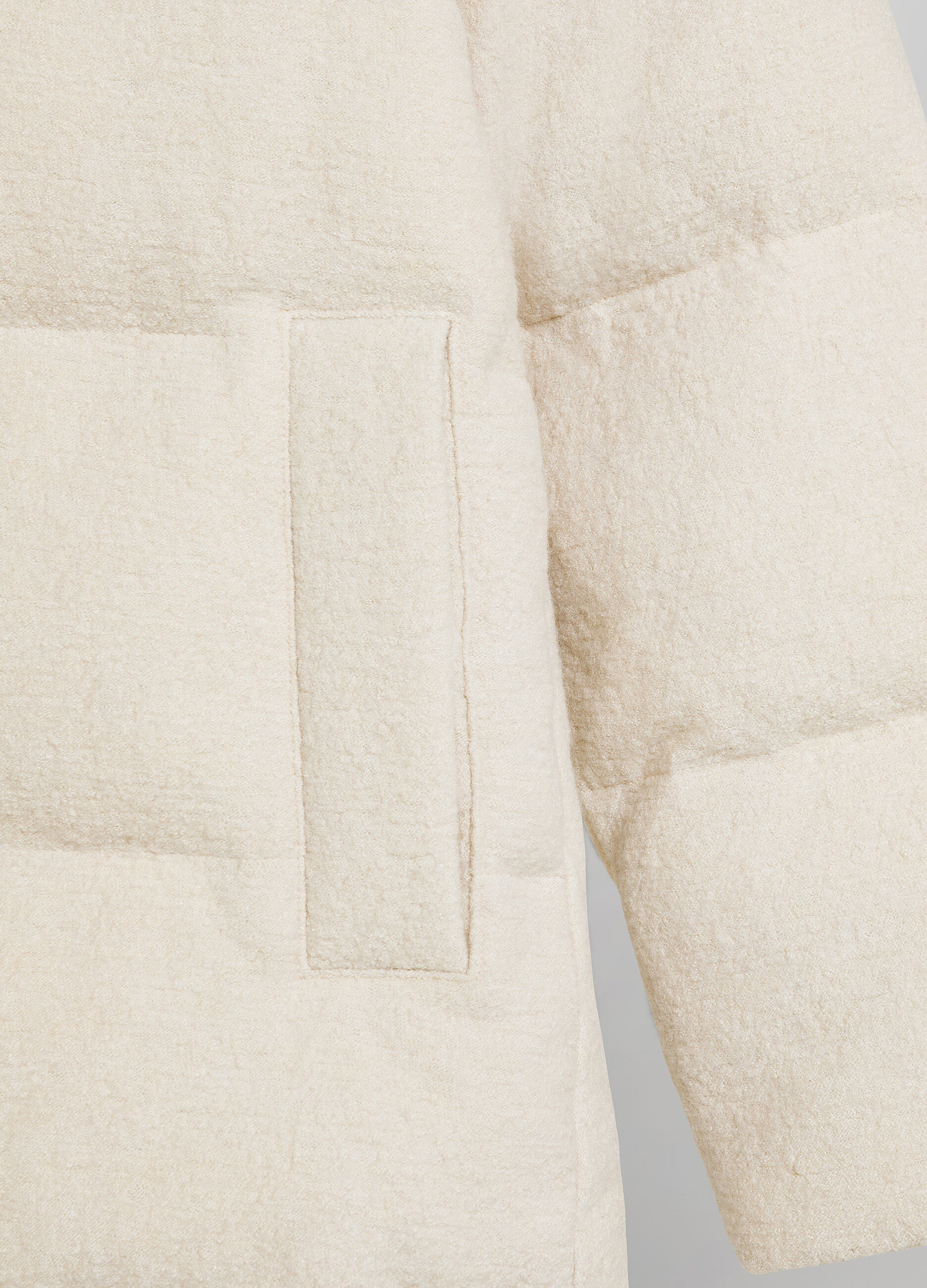 Padded down jacket with wool-blend exterior_6