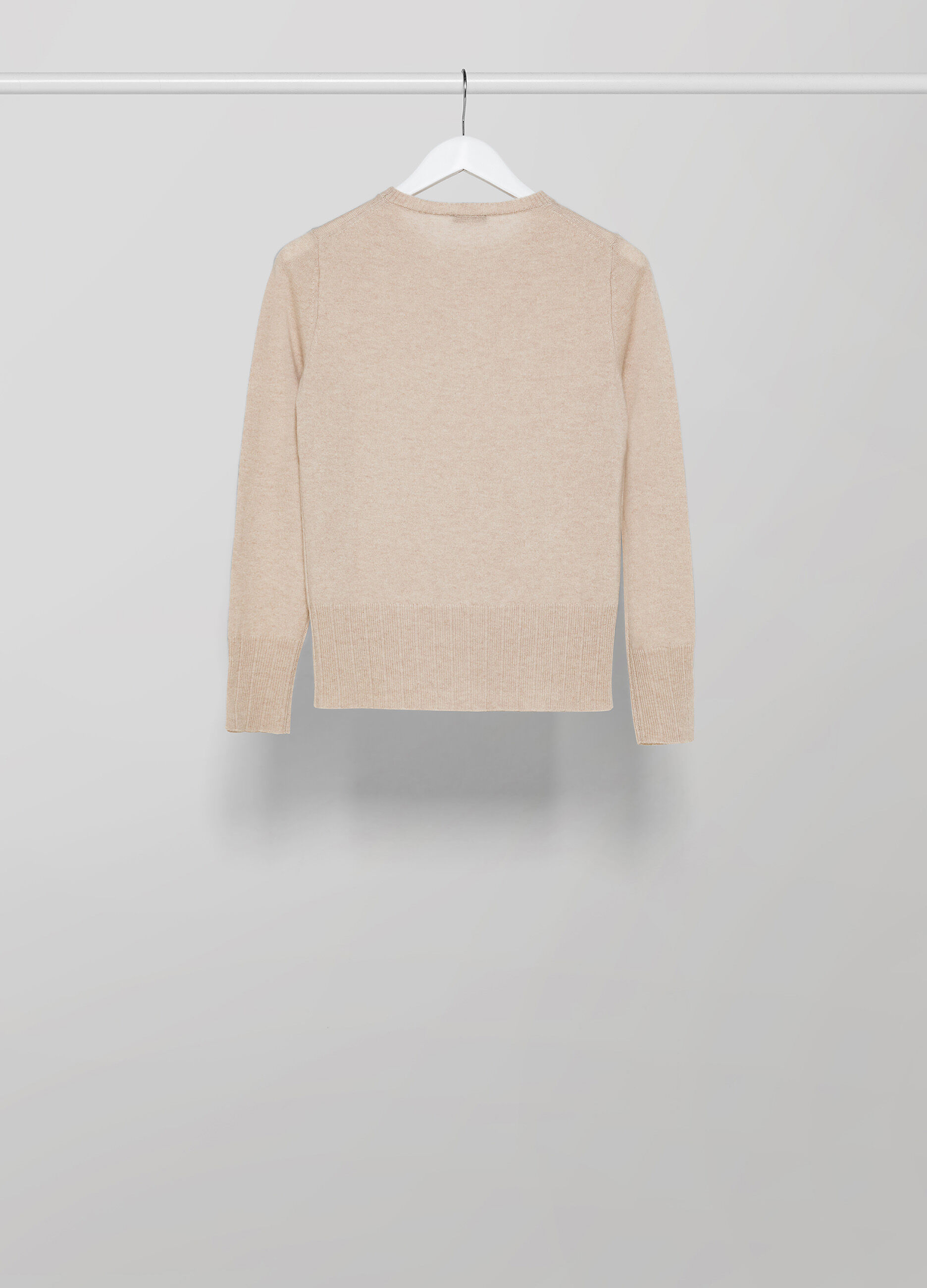 Pure cashmere tricot pullover _5