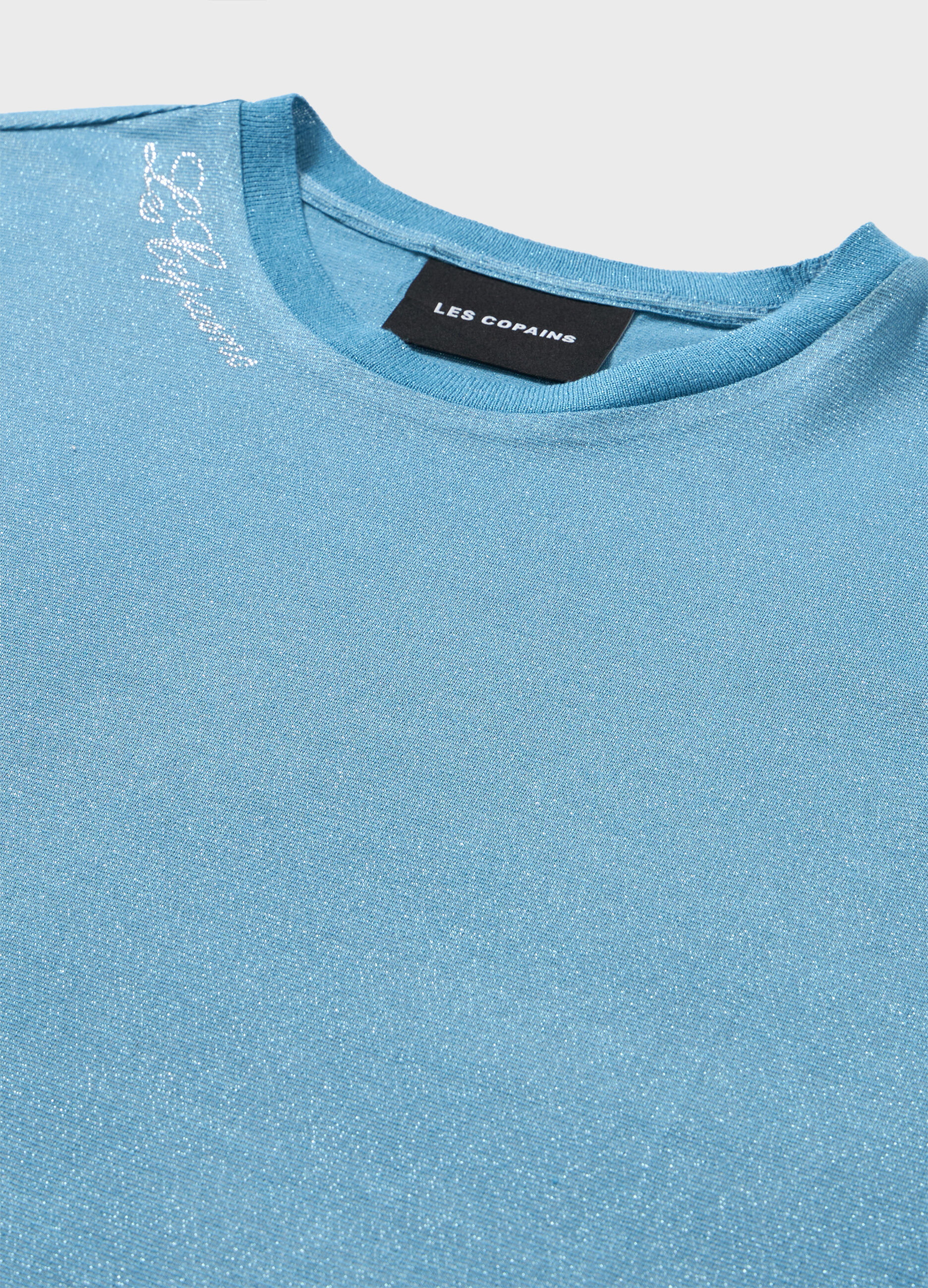 Short-sleeved T-shirt in viscose blend