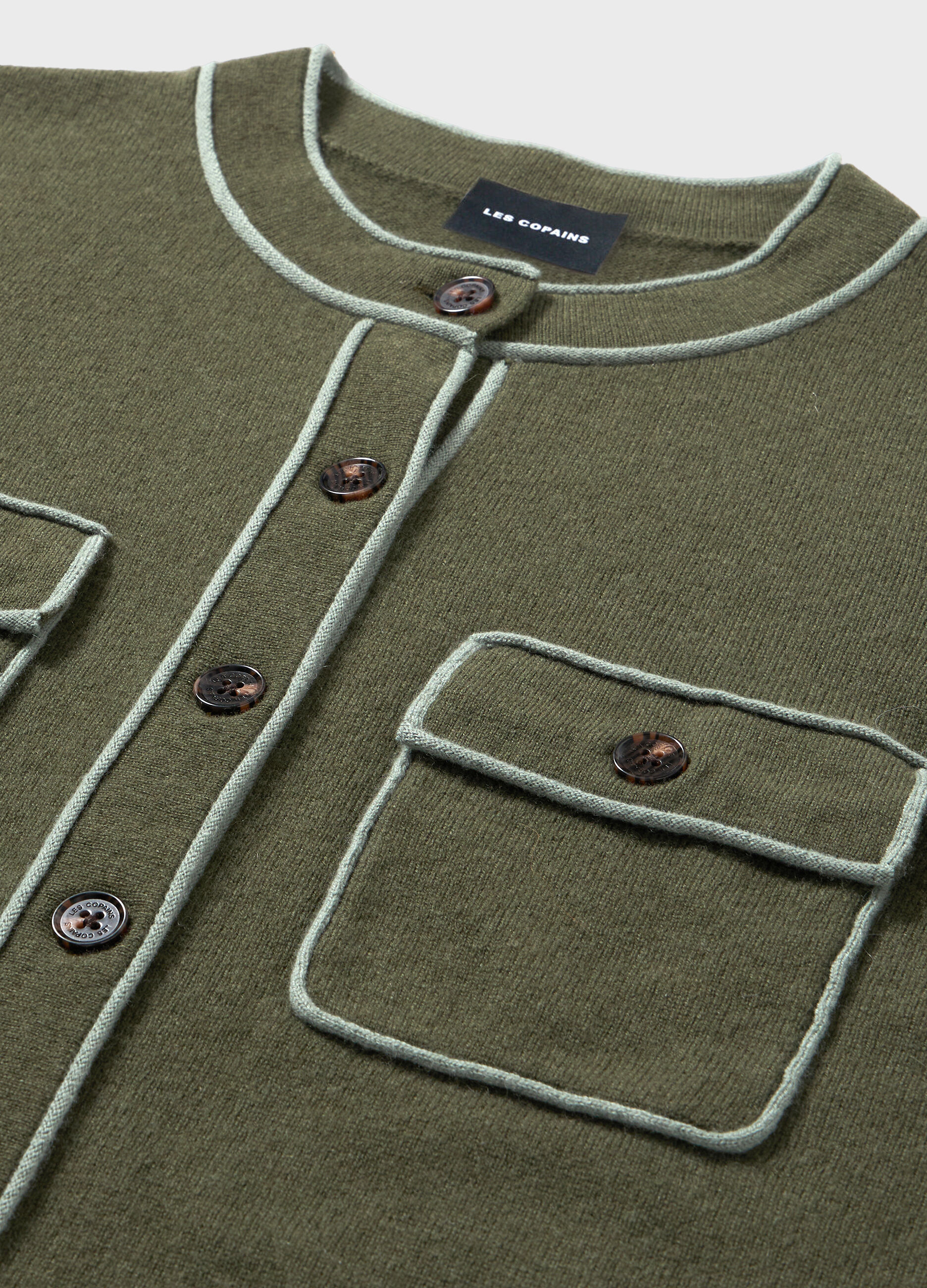 Cardigan tricot in lana e cashmere