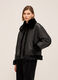 Jacket in shearling-effect leather_1