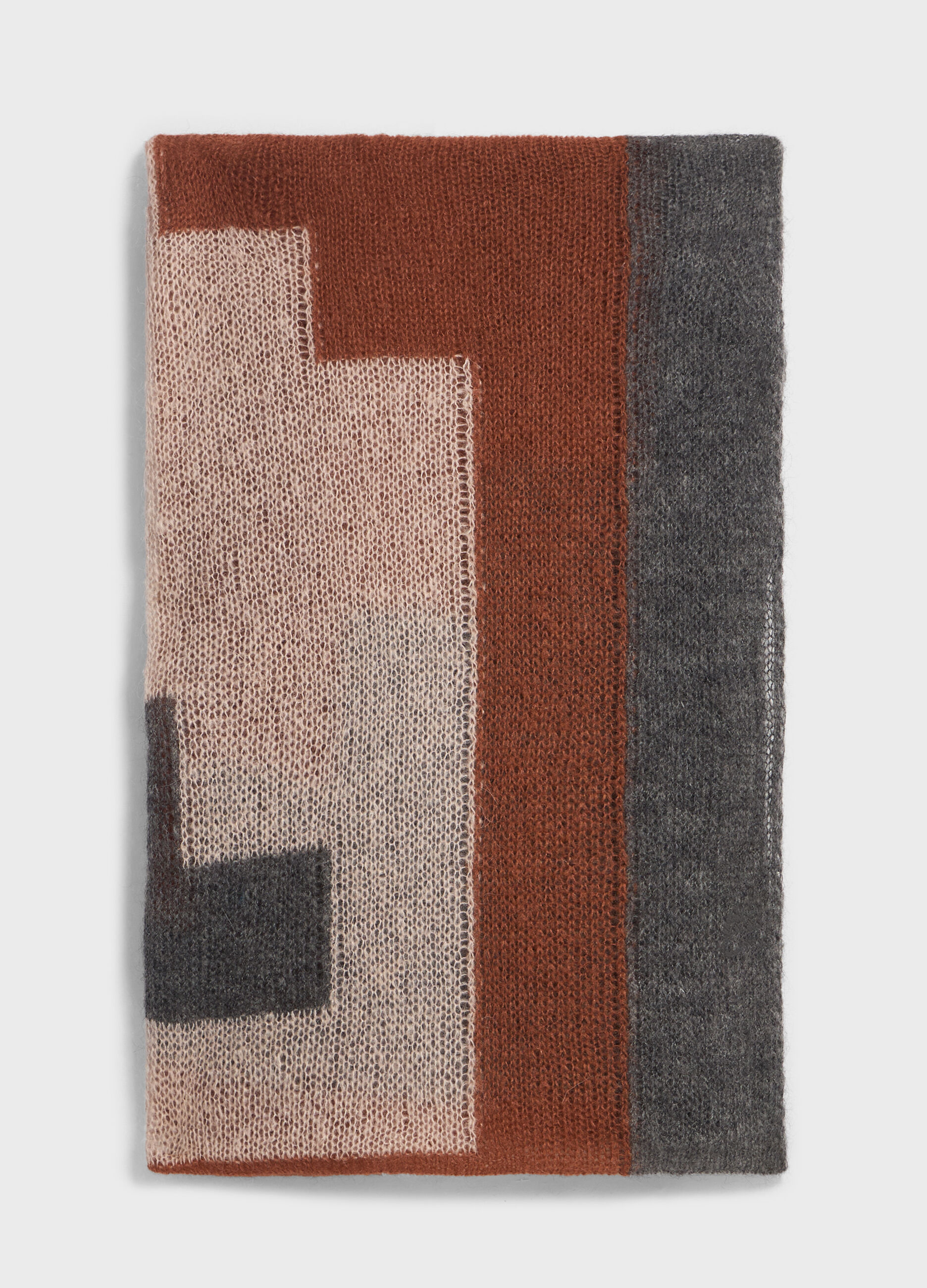 Stole in mohair blend