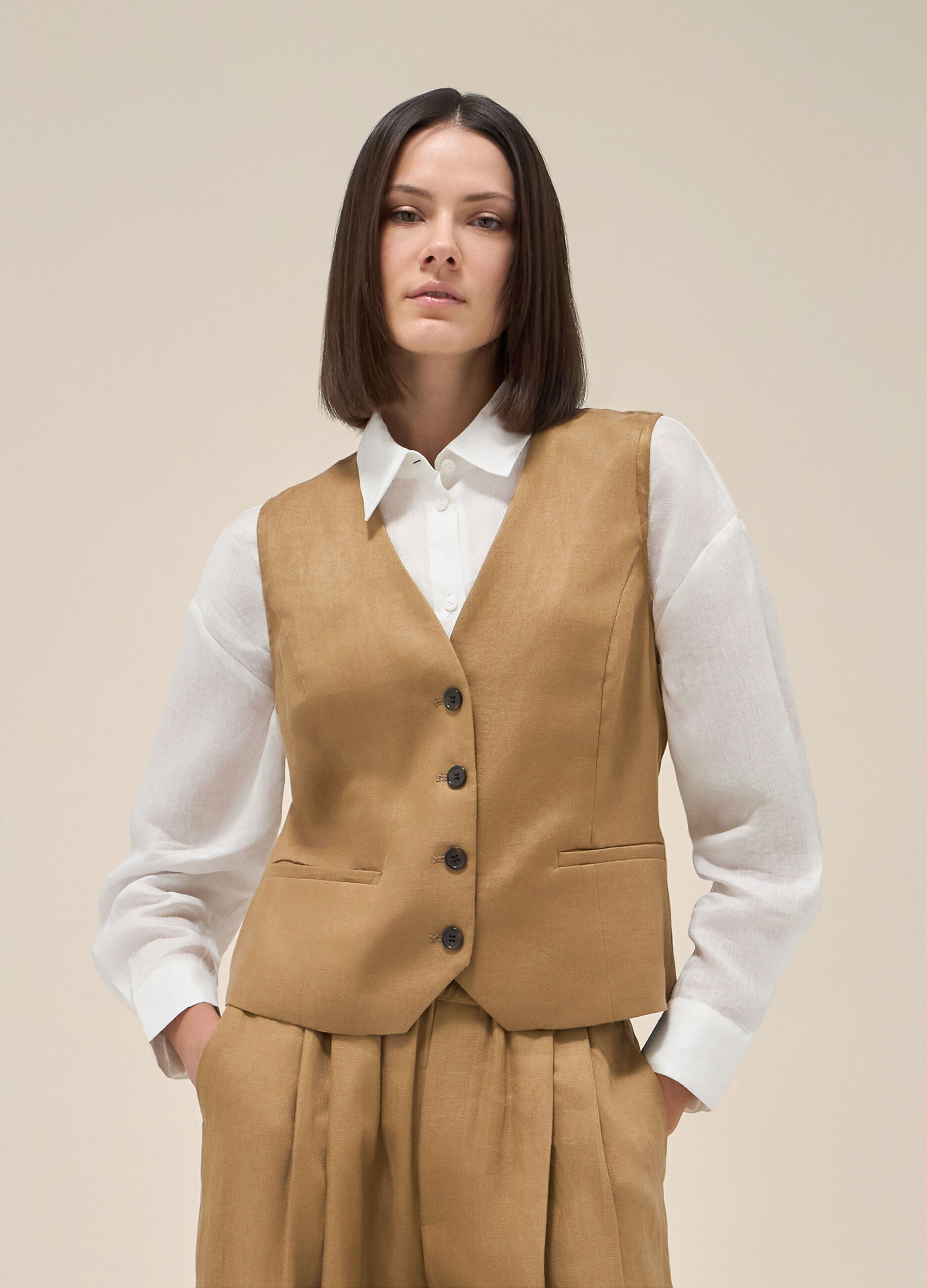 100% linen waistcoat_1