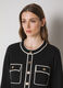 Wool-blend cardigan with contrasting details_2