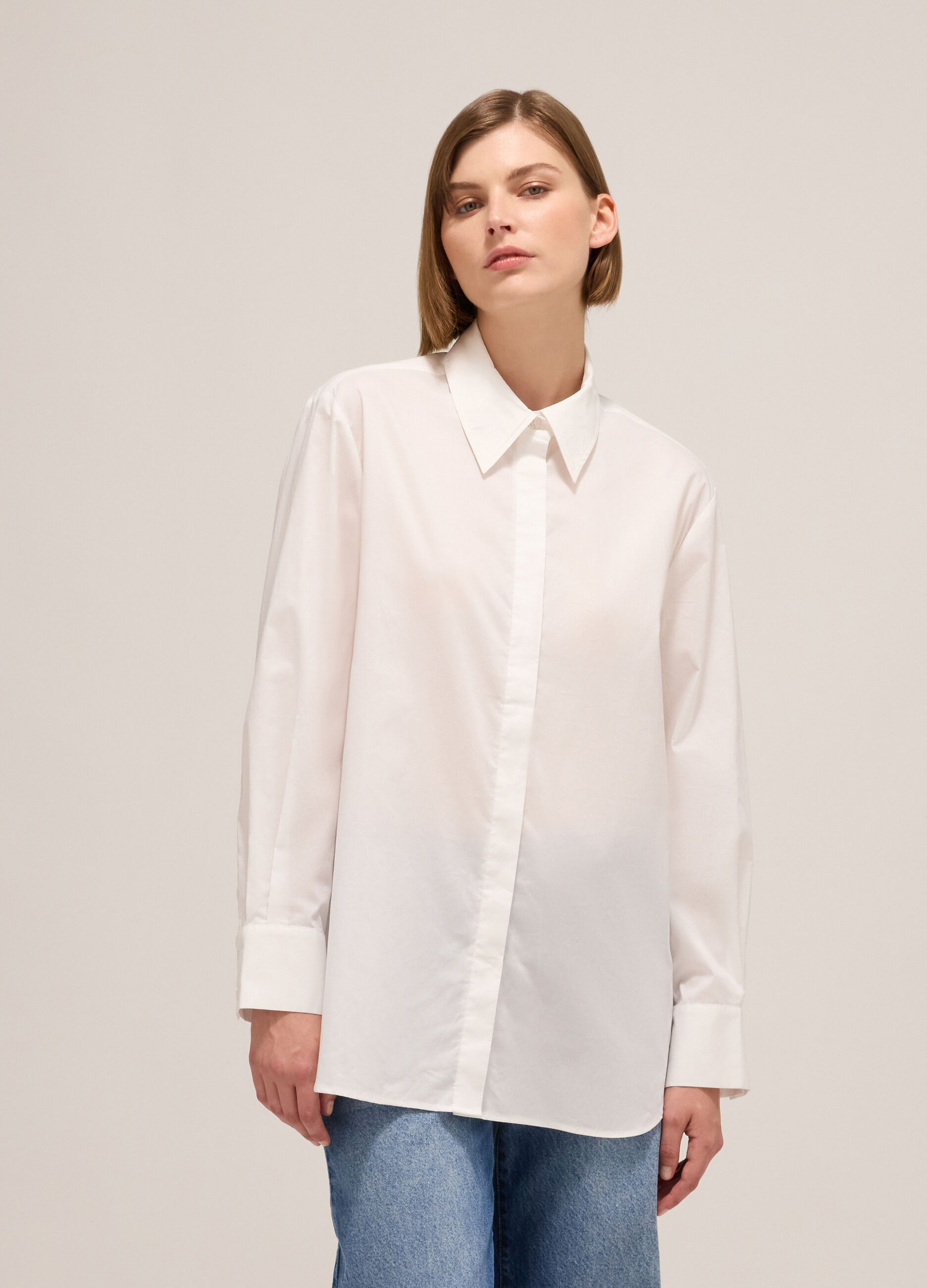Chemise oversize en coton