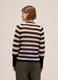 Striped crew-neck sweater in wool and mohair blend_2