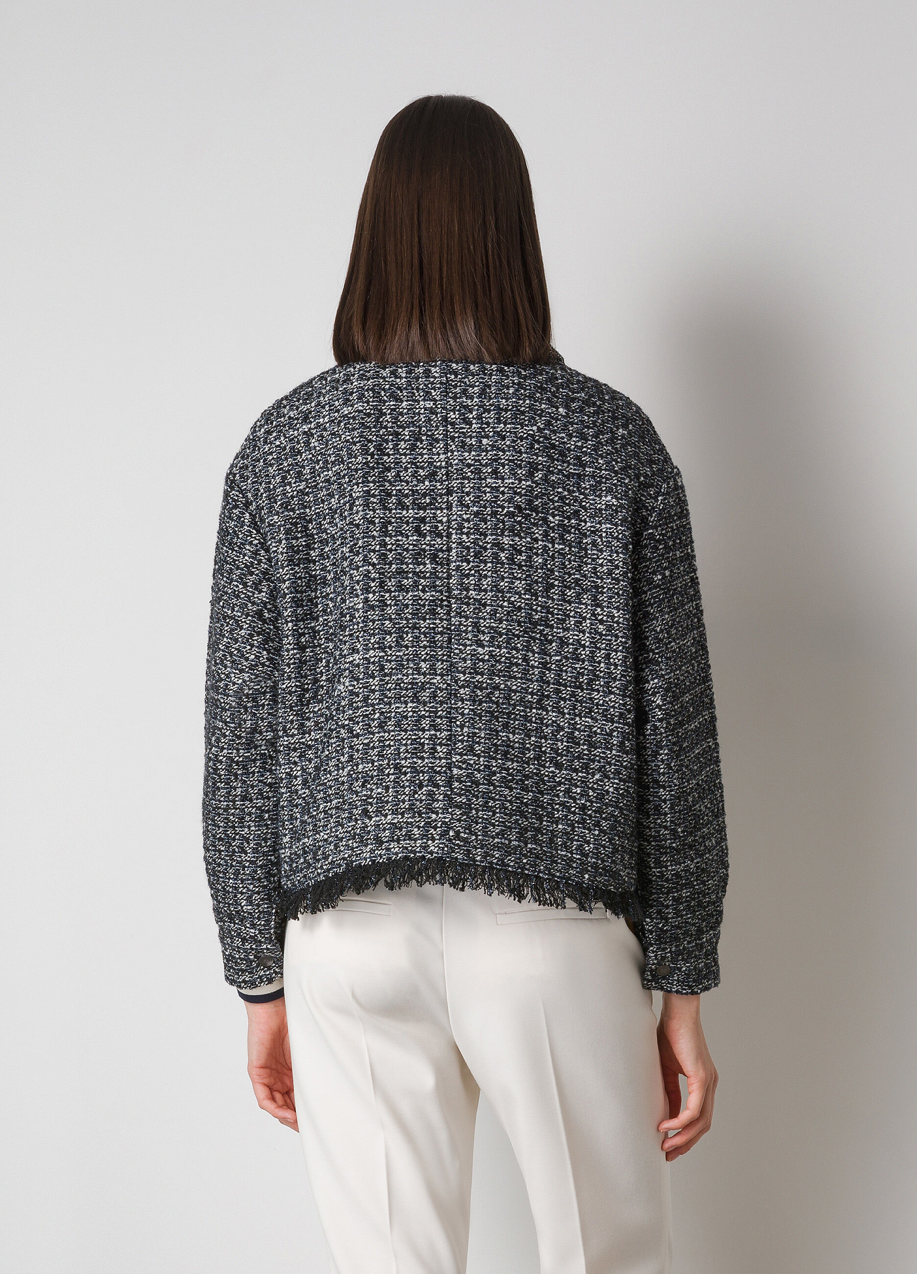 Bouclé wool blend coat_1