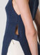 Wool-blend tricot waistcoat with side slits_2