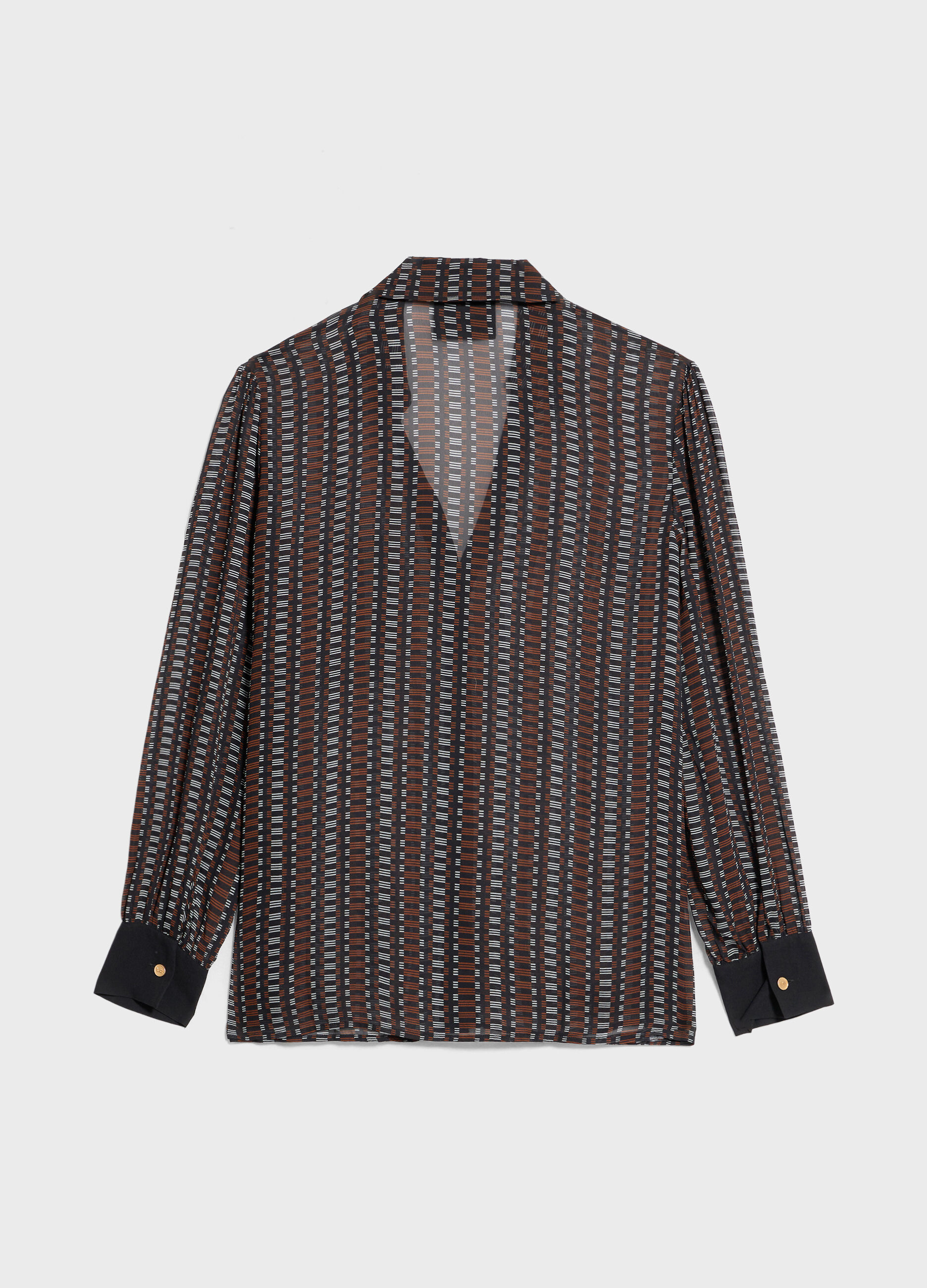 Chemise en viscose imprim&eacute;e