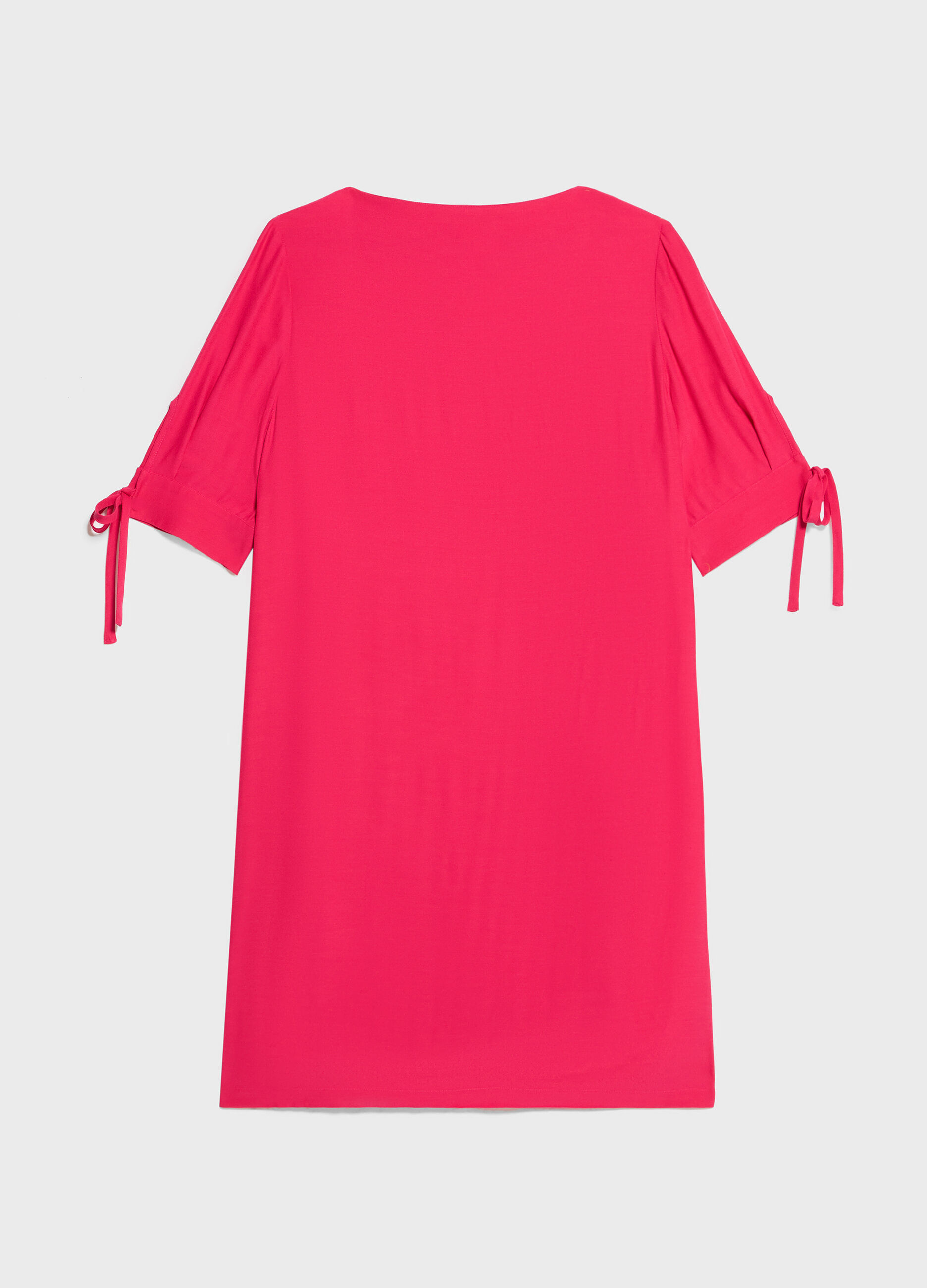 Short pink cady dress