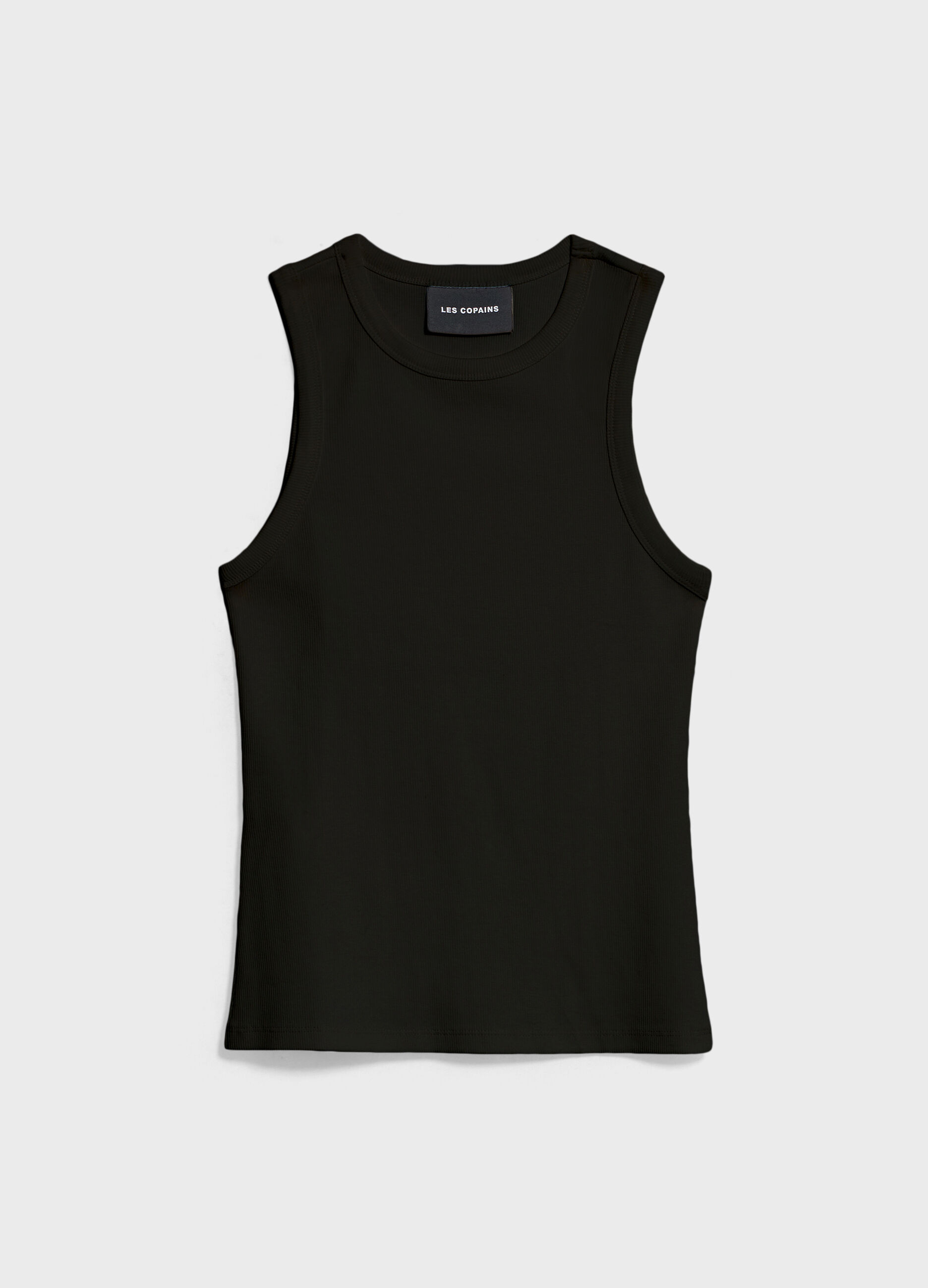 Vest top in lyocell and wool blend