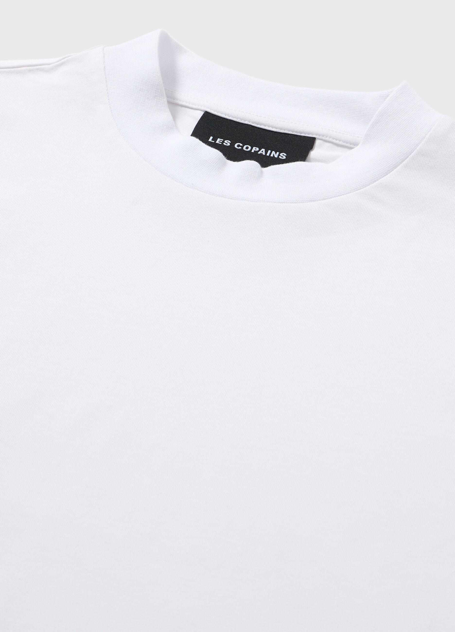 Short-sleeved T-shirt in cotton blend
