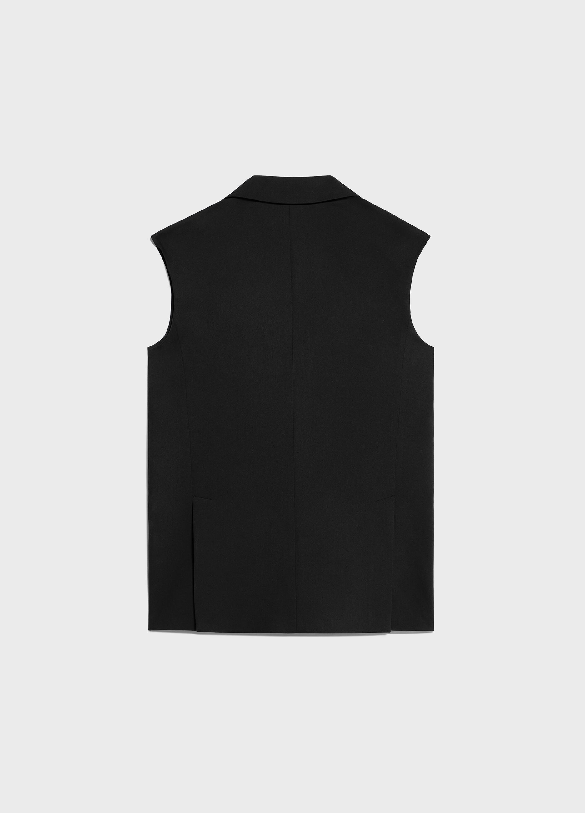 Long double-breasted vest_5