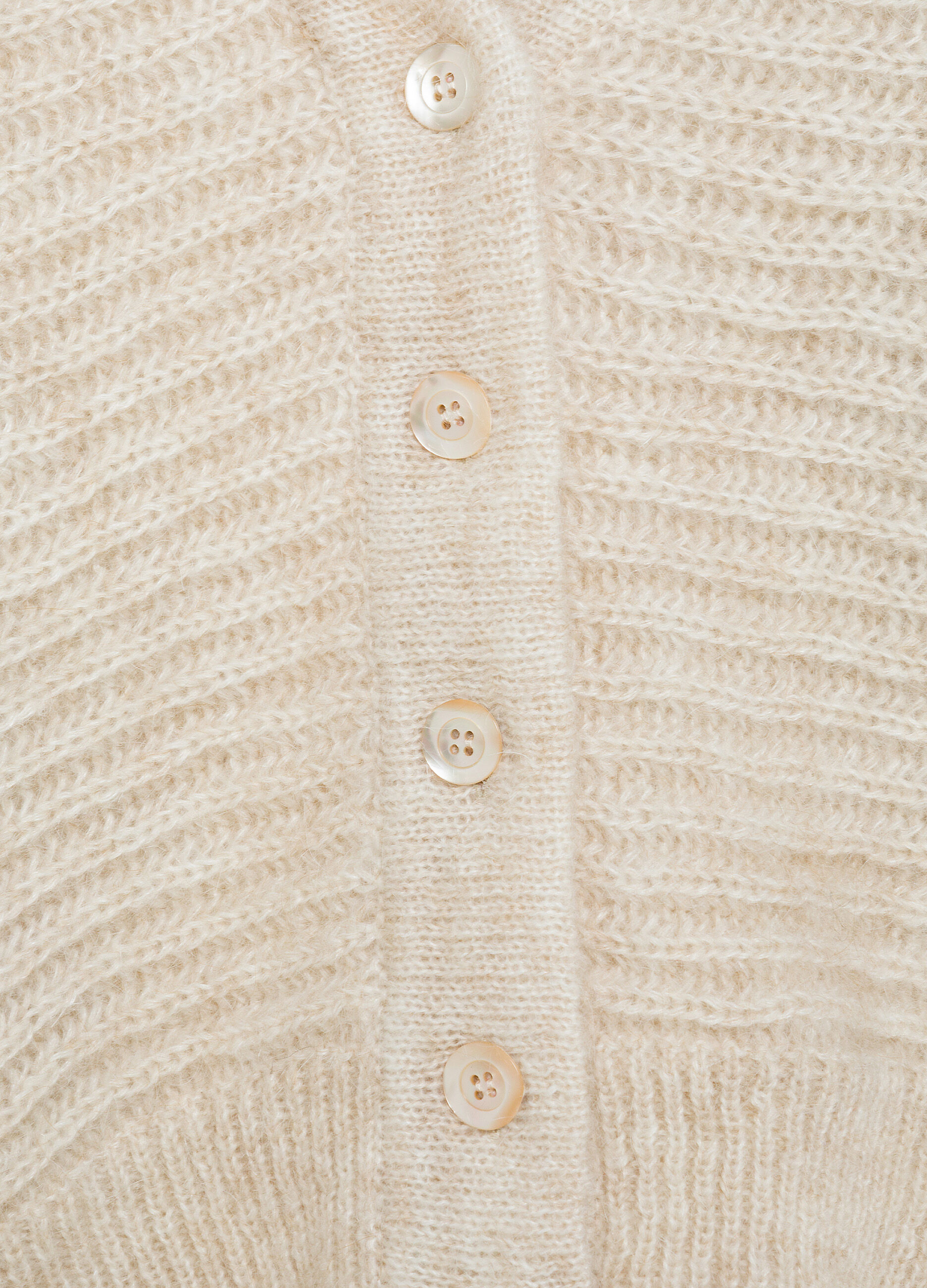 Wool and lurex blend tricot cardigan_6