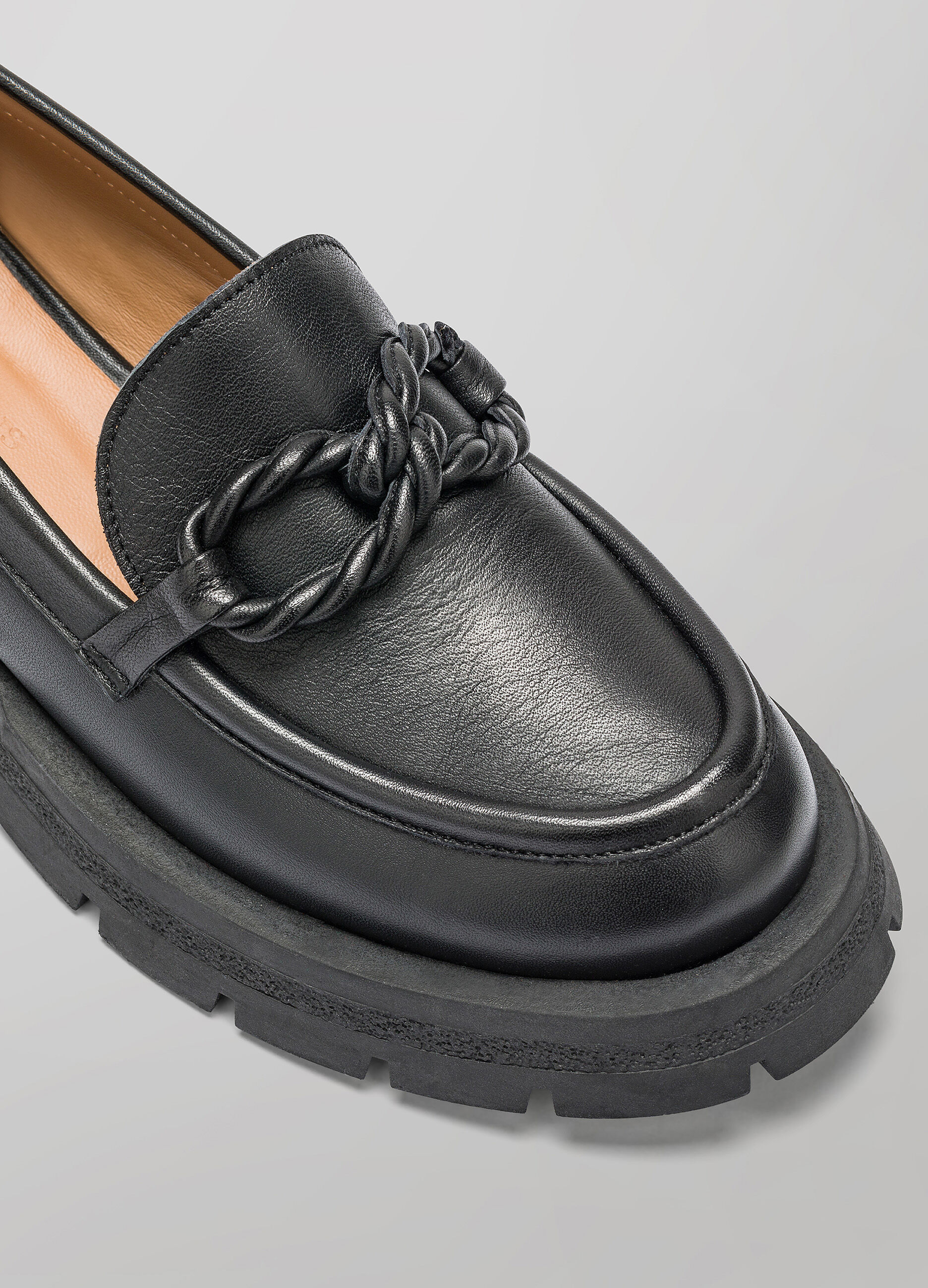 Eco-leather chunky loafer