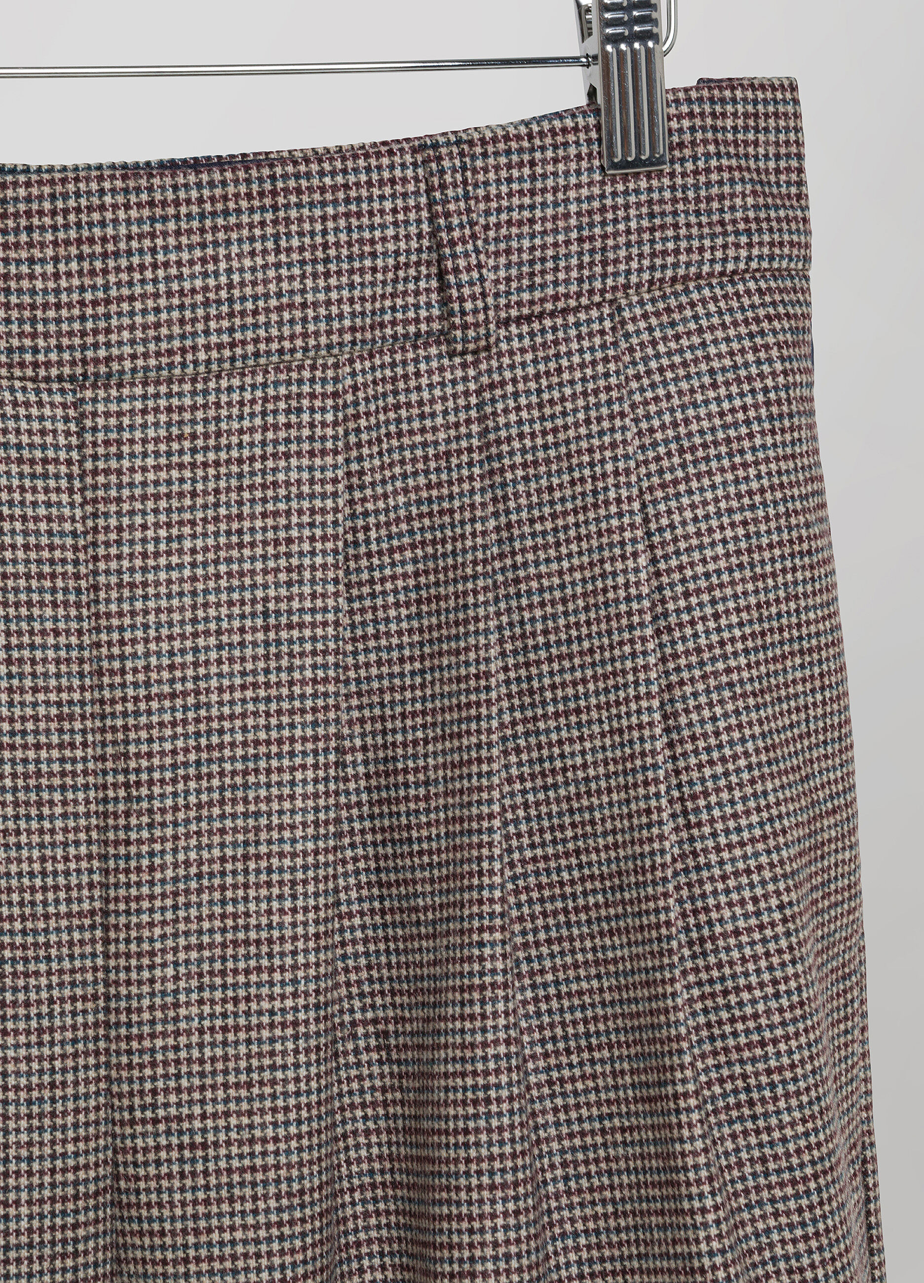 Wool blend wide flare trousers_6