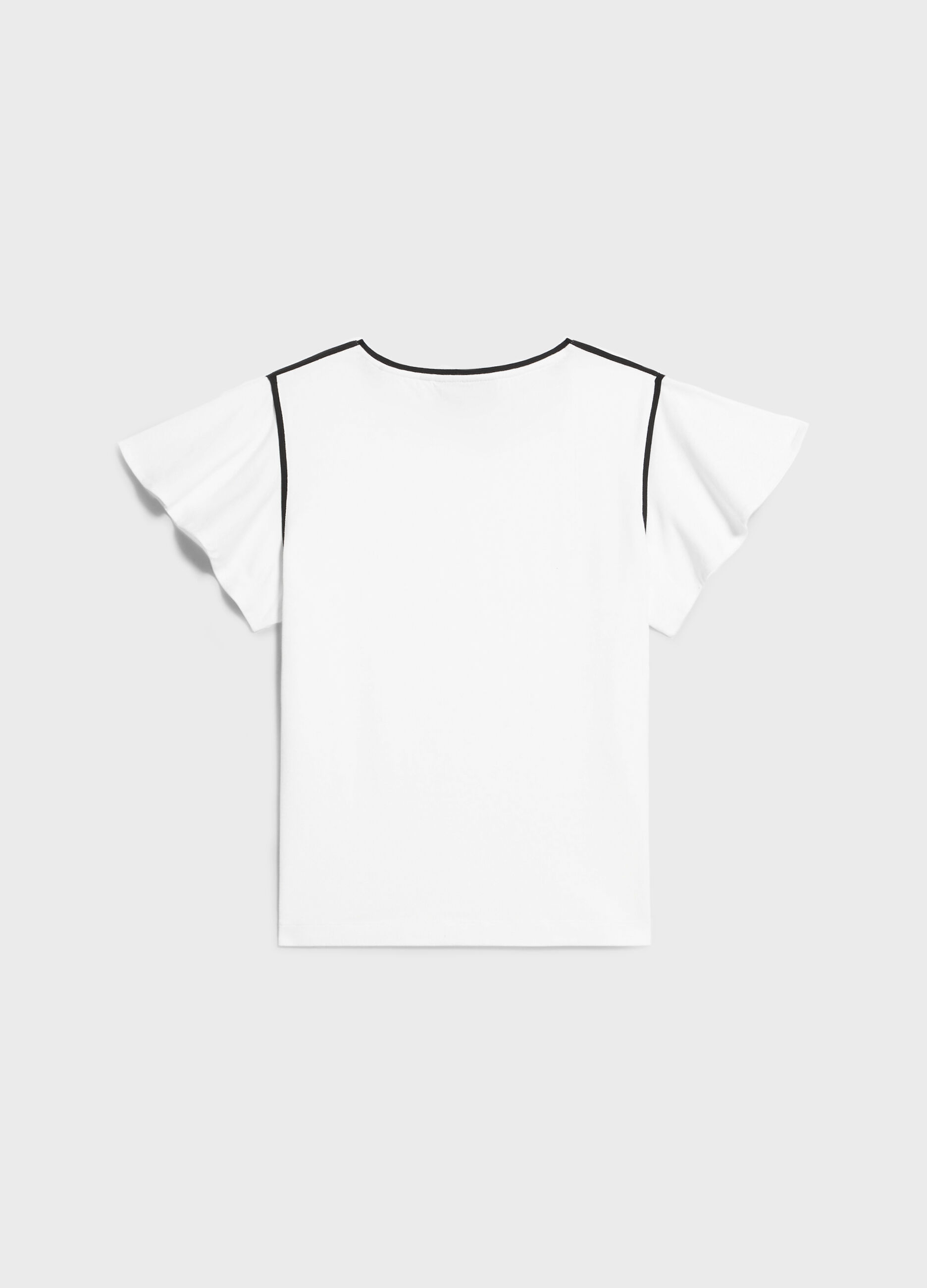 T-shirt with contrasting trim_5