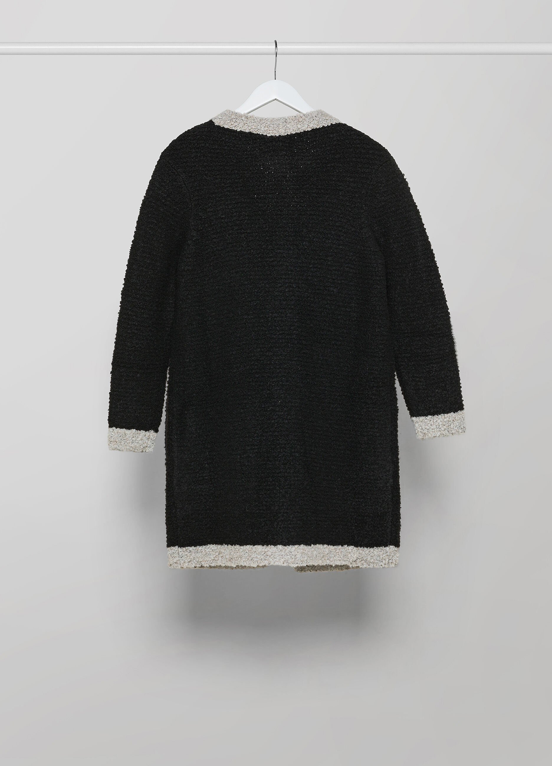 Long loop stitch cardigan with alpaca wool_5
