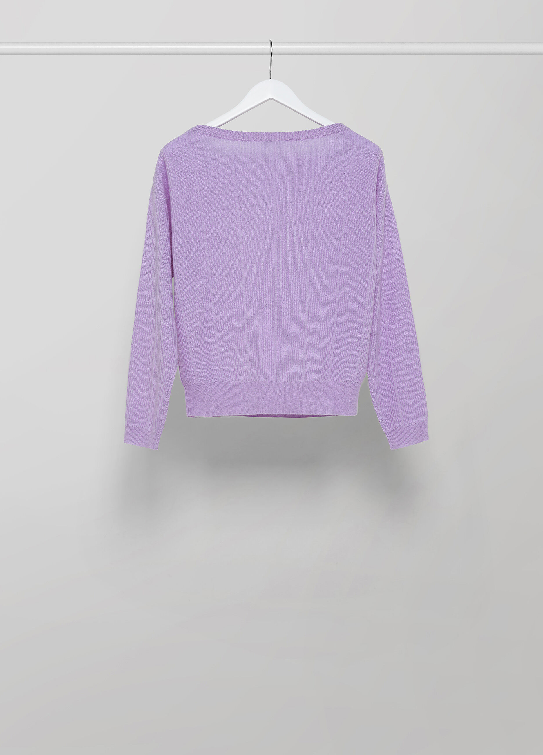 Pure cashmere tricot pullover 