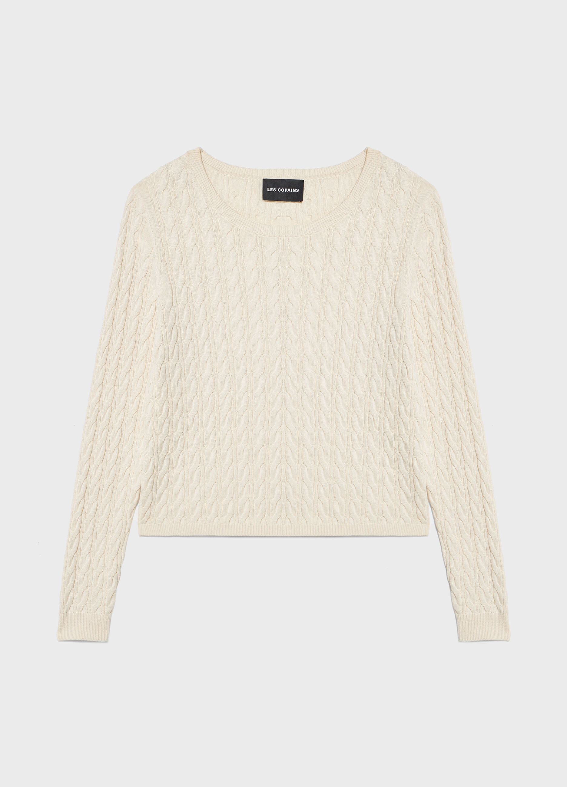 Maglione tricot in cotone e seta_4