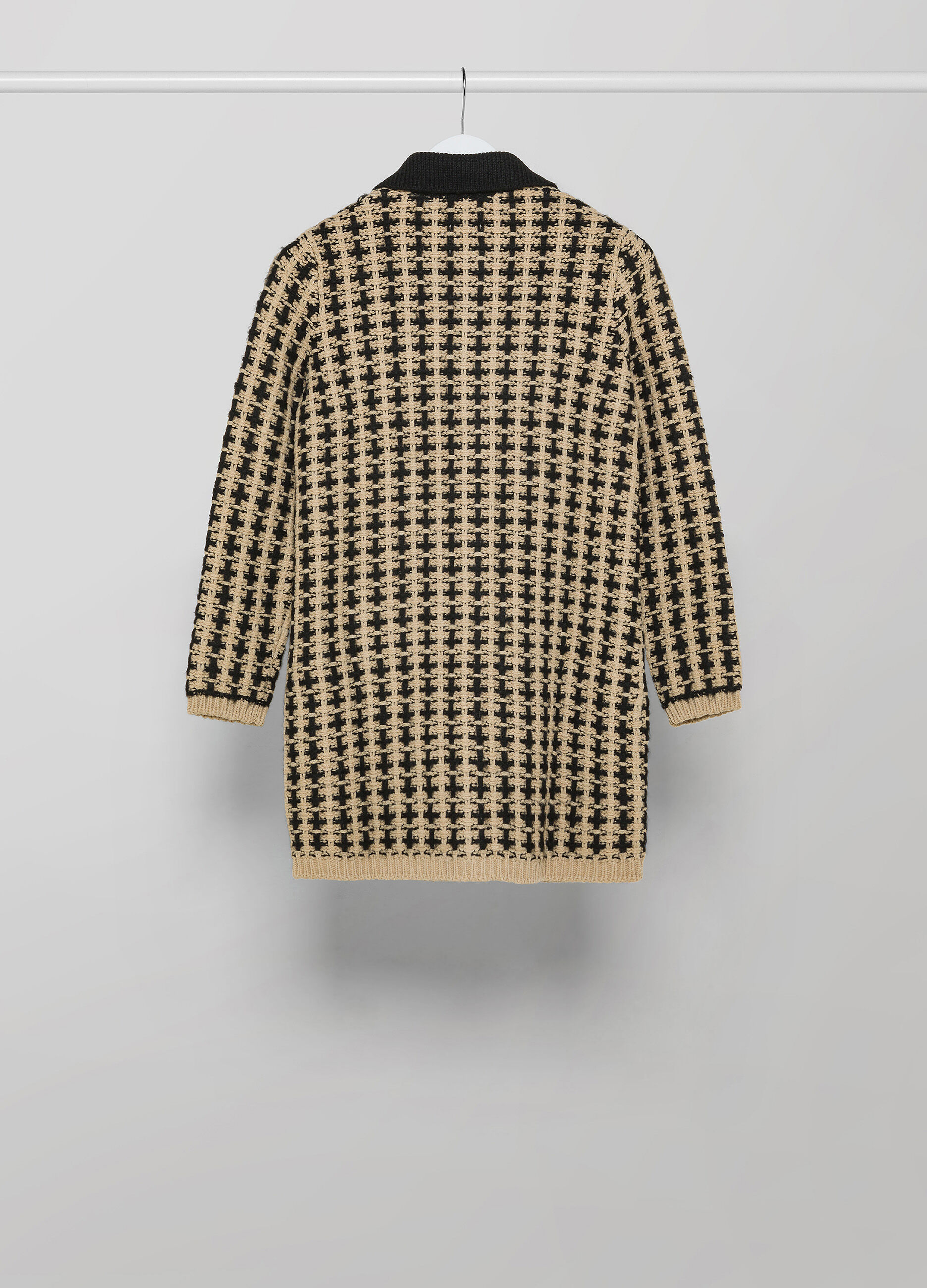 Long tricot cardigan in alpaca wool blend_5