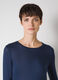 Blue wool blend long sleeve T-shirt_2