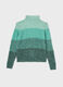 Turtle-neck sweater in mohair blend mélange _4