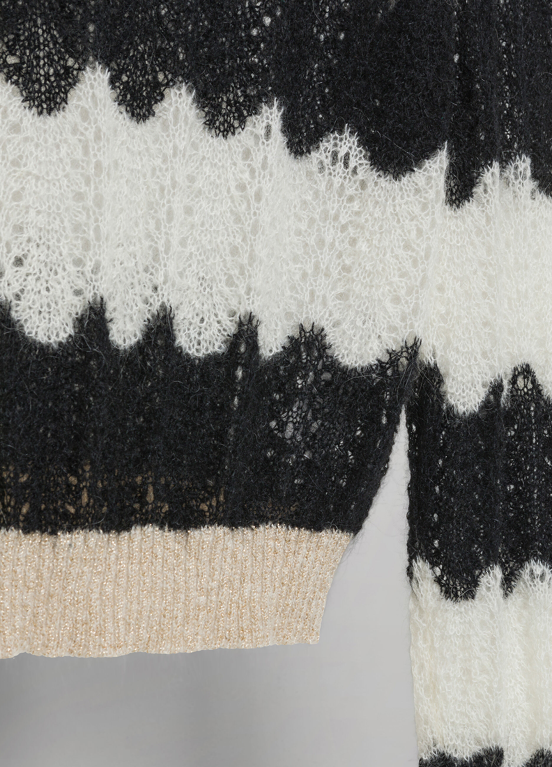 Striped mohair wool blend pullover_6