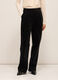 Trousers in stretch velvet_1