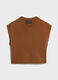 Knitted gilet in cashmere and merino wool_4