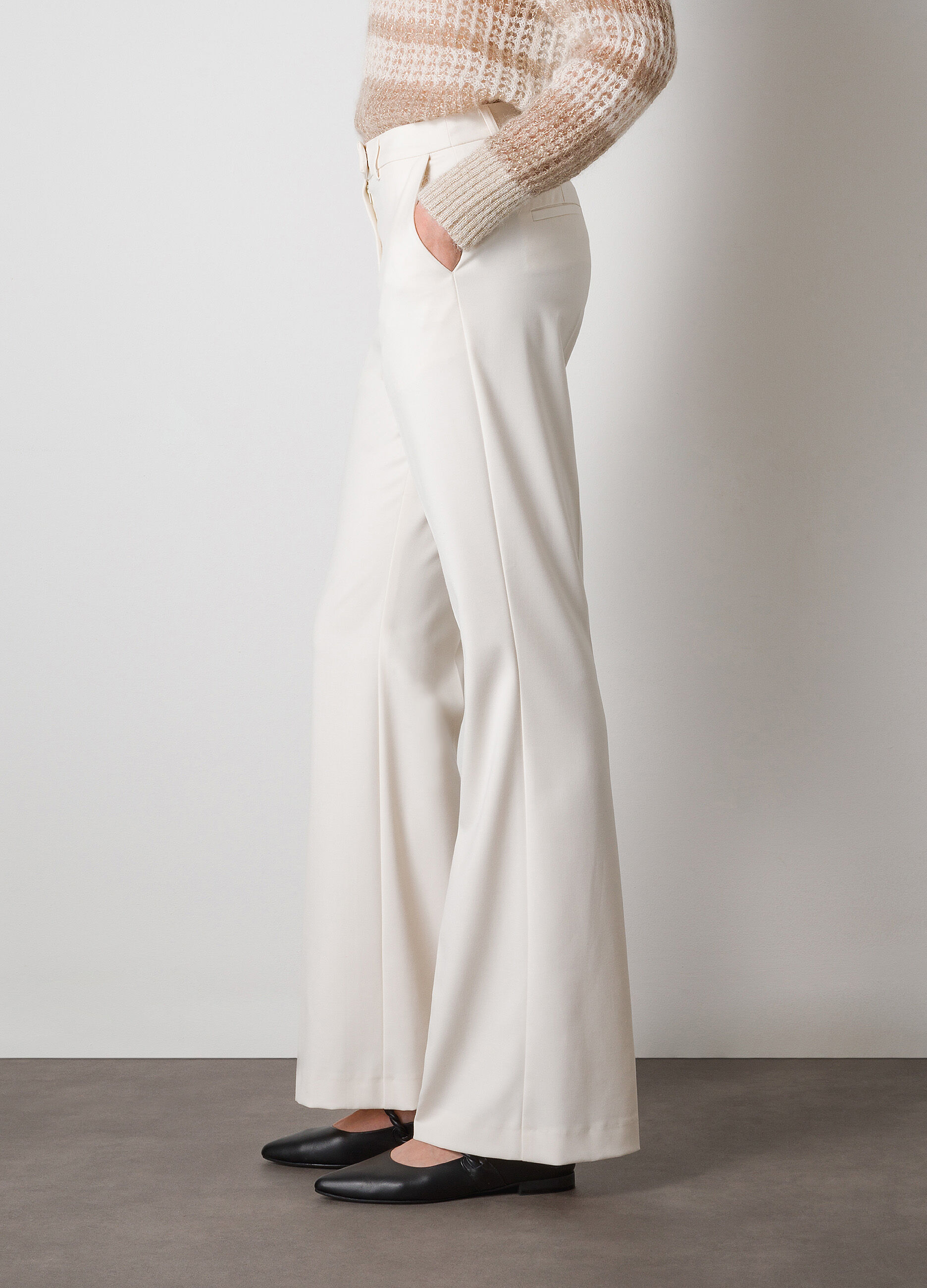 Flare fit trousers_3