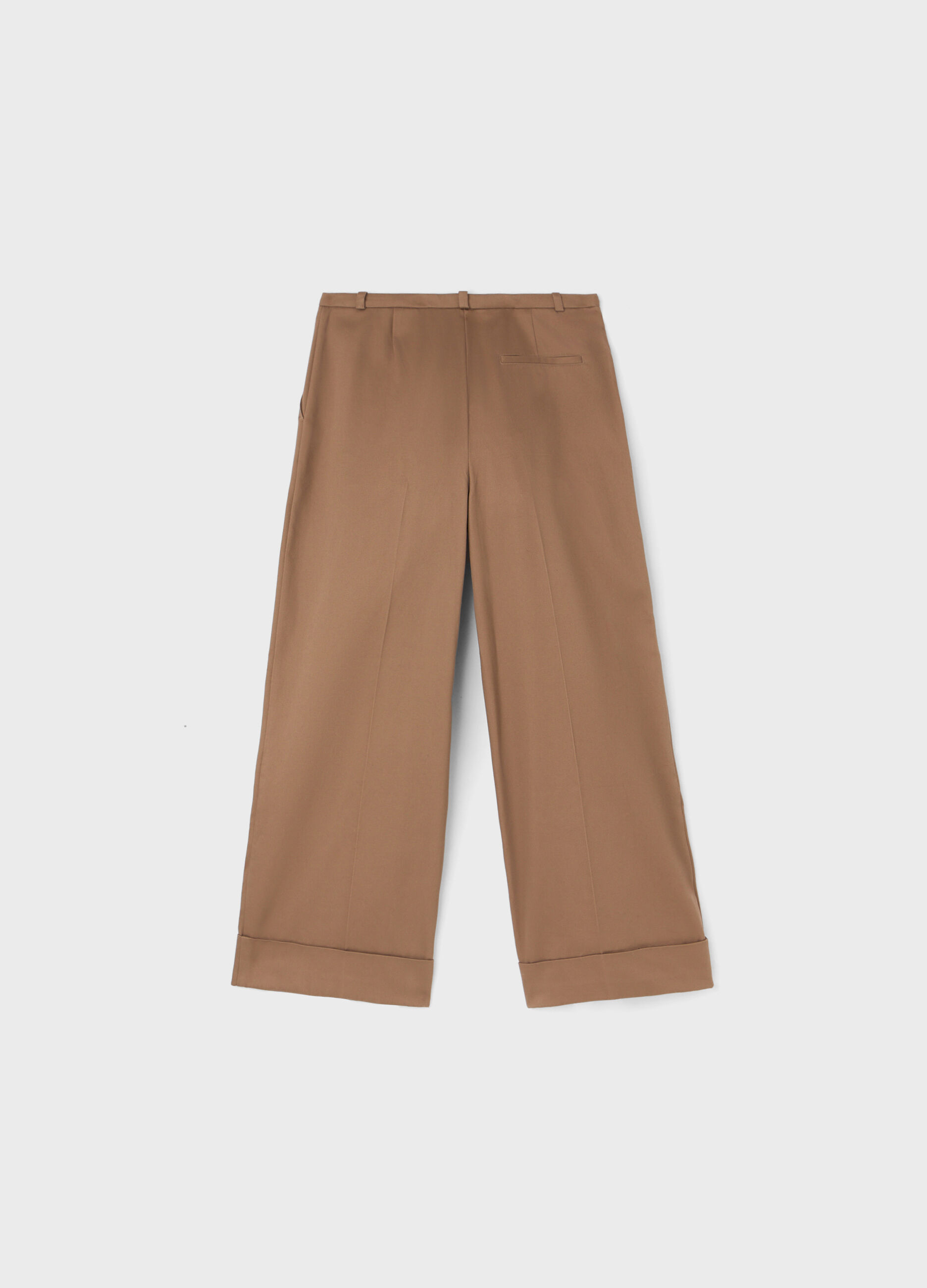 Straight-fit trousers in 100% cotton