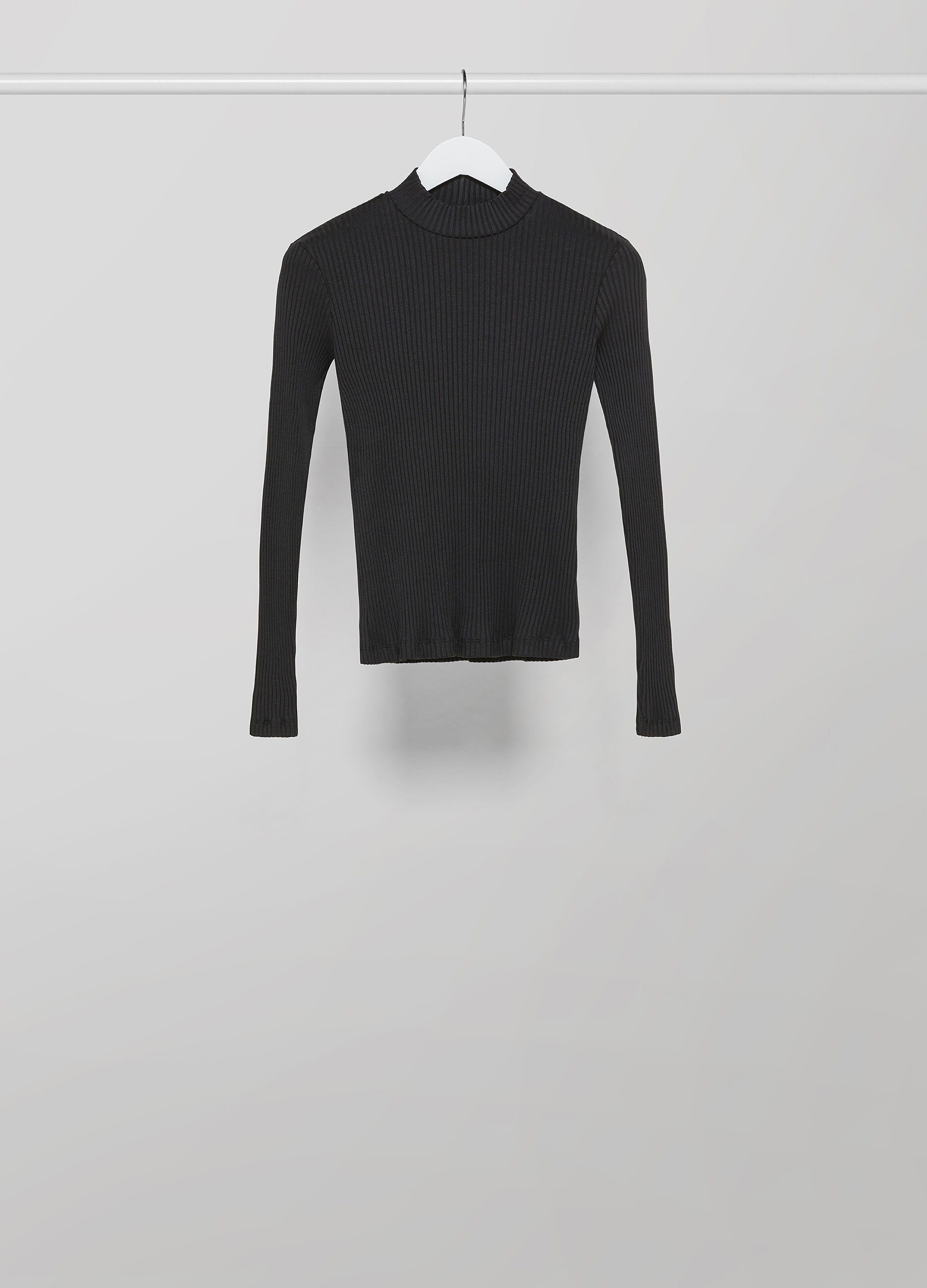 Long-sleeved T-shirt in ribbed cotton_4