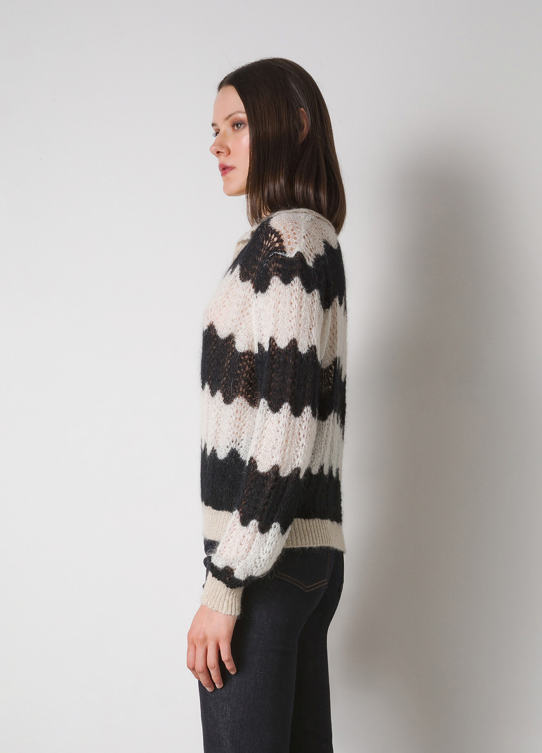 Striped mohair wool blend pullover_3