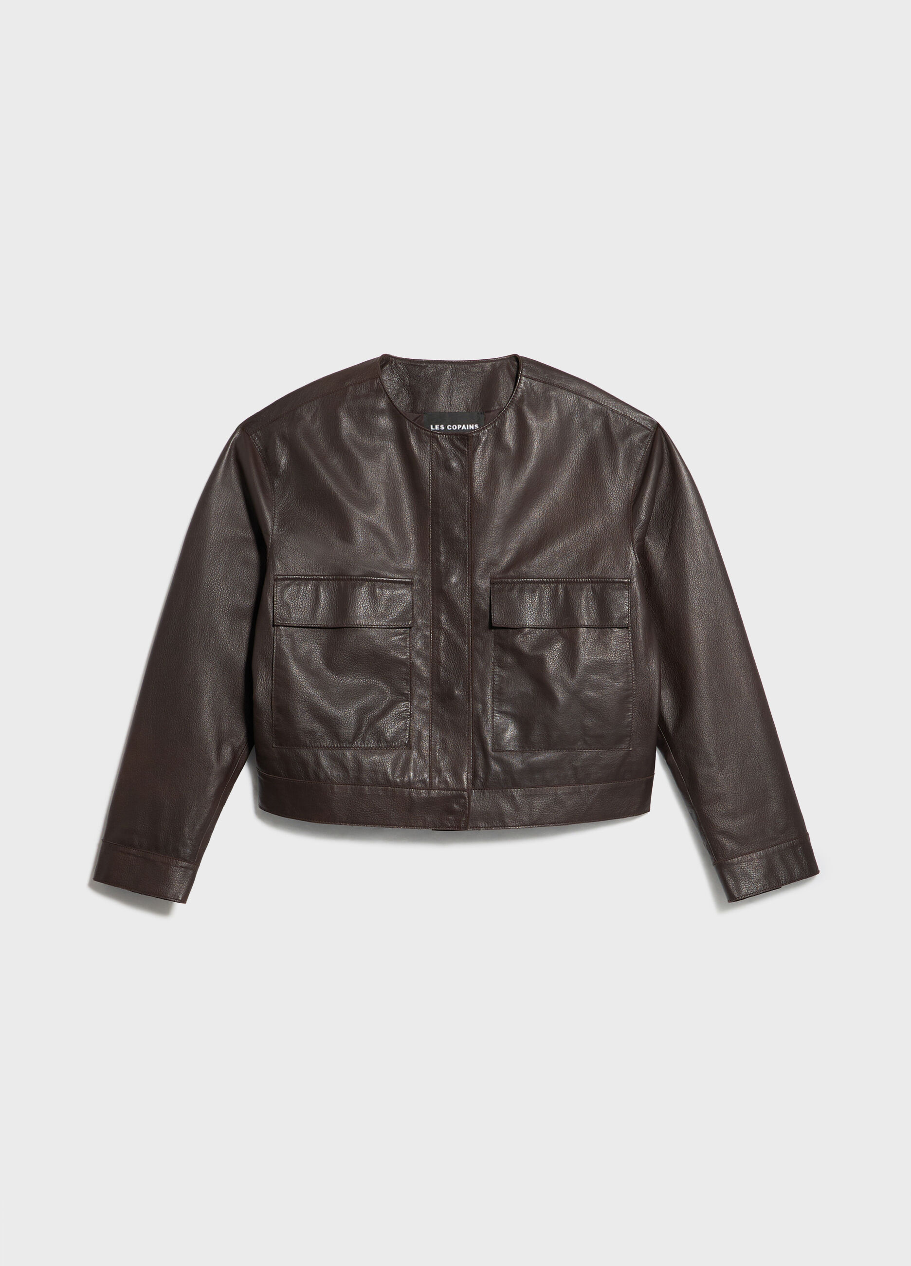 Veste bomber en cuir