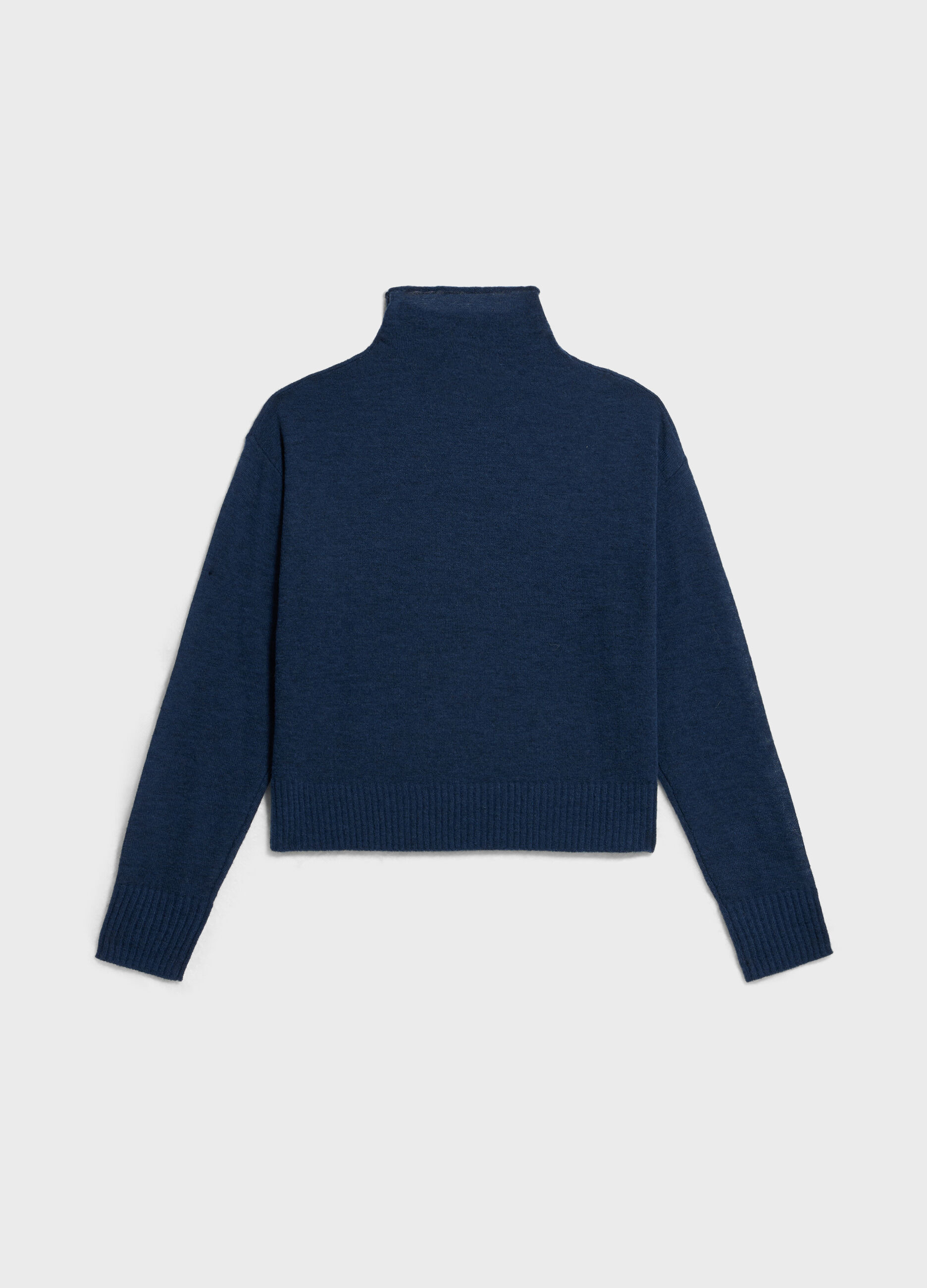 Gros pull à col montant