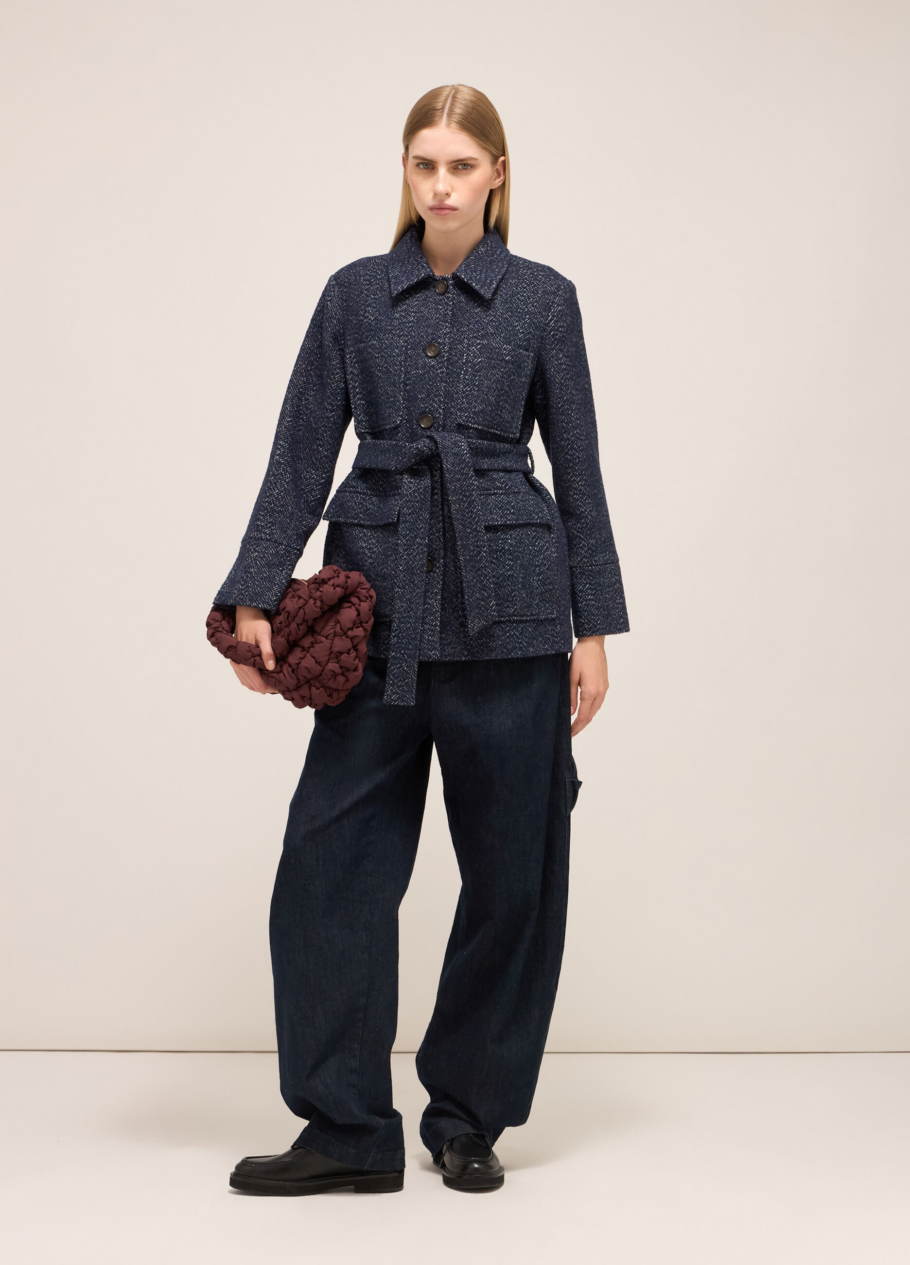 Safari jacket in wool blend