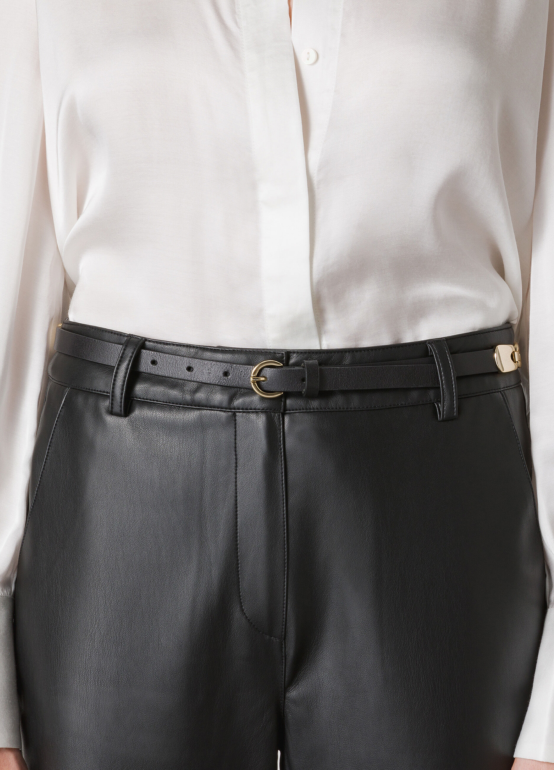 Real leather belt_0