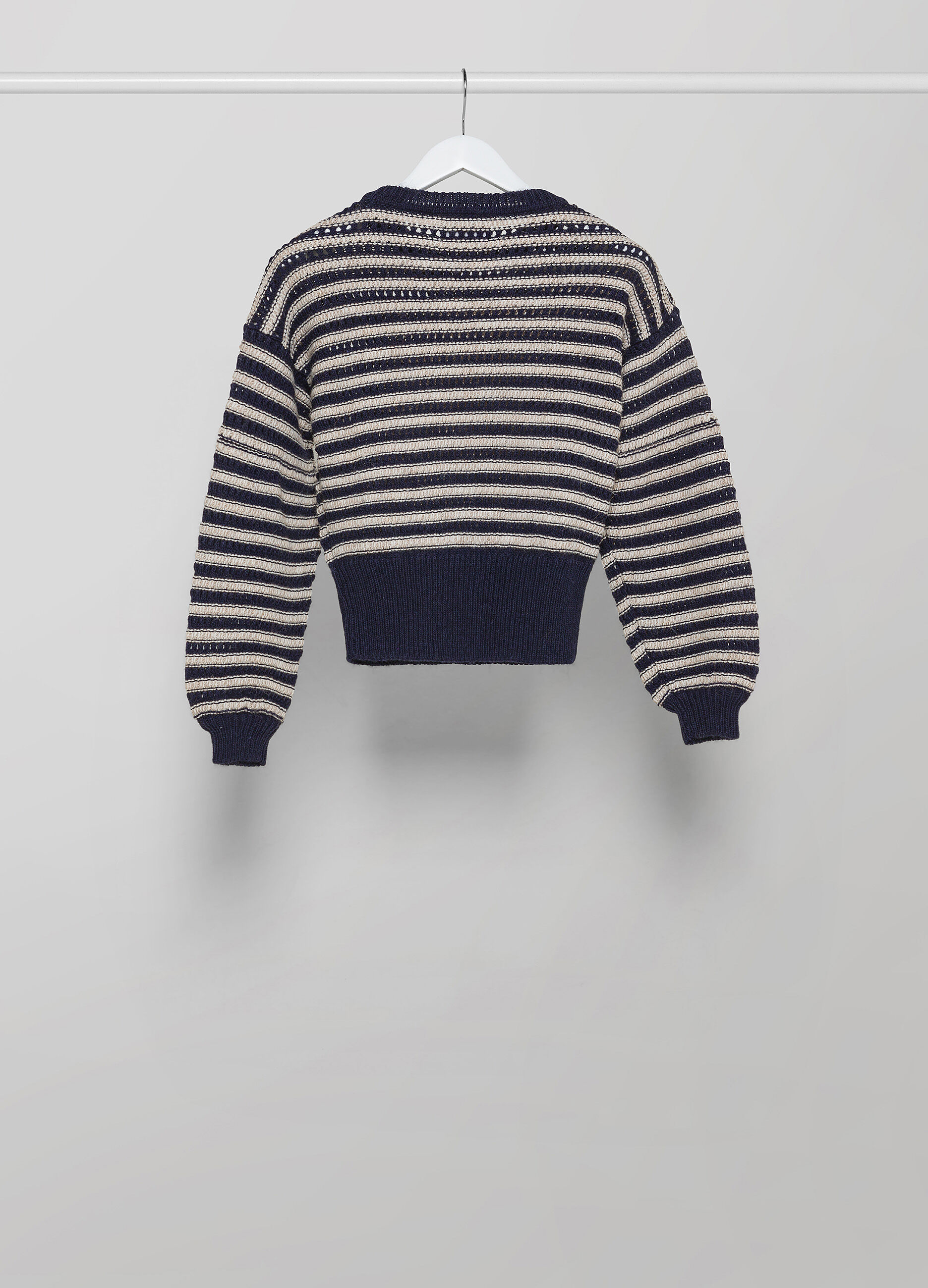 Alpaca wool-blend tricot crew-neck _5