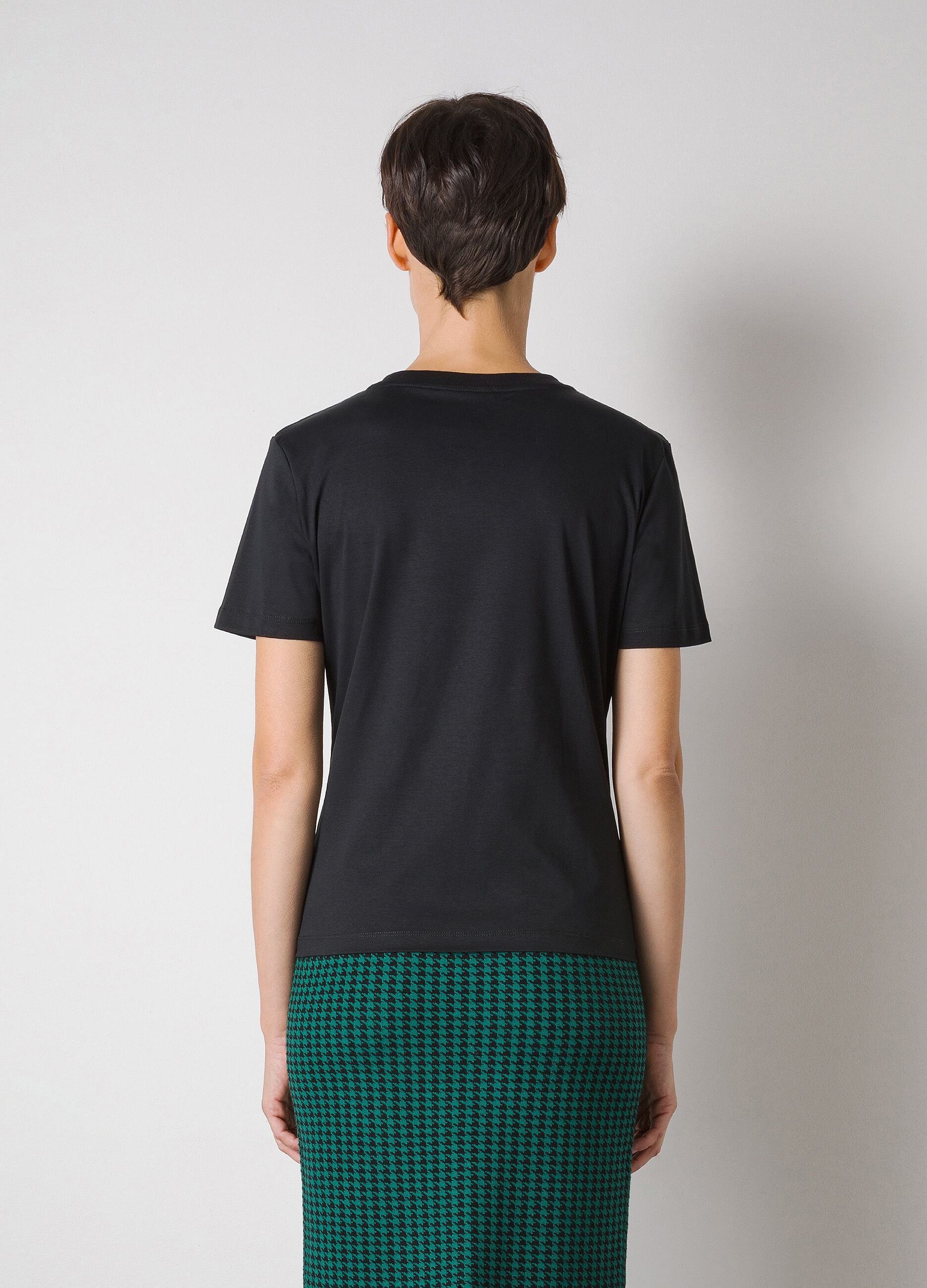 Black 100% cotton T-shirt