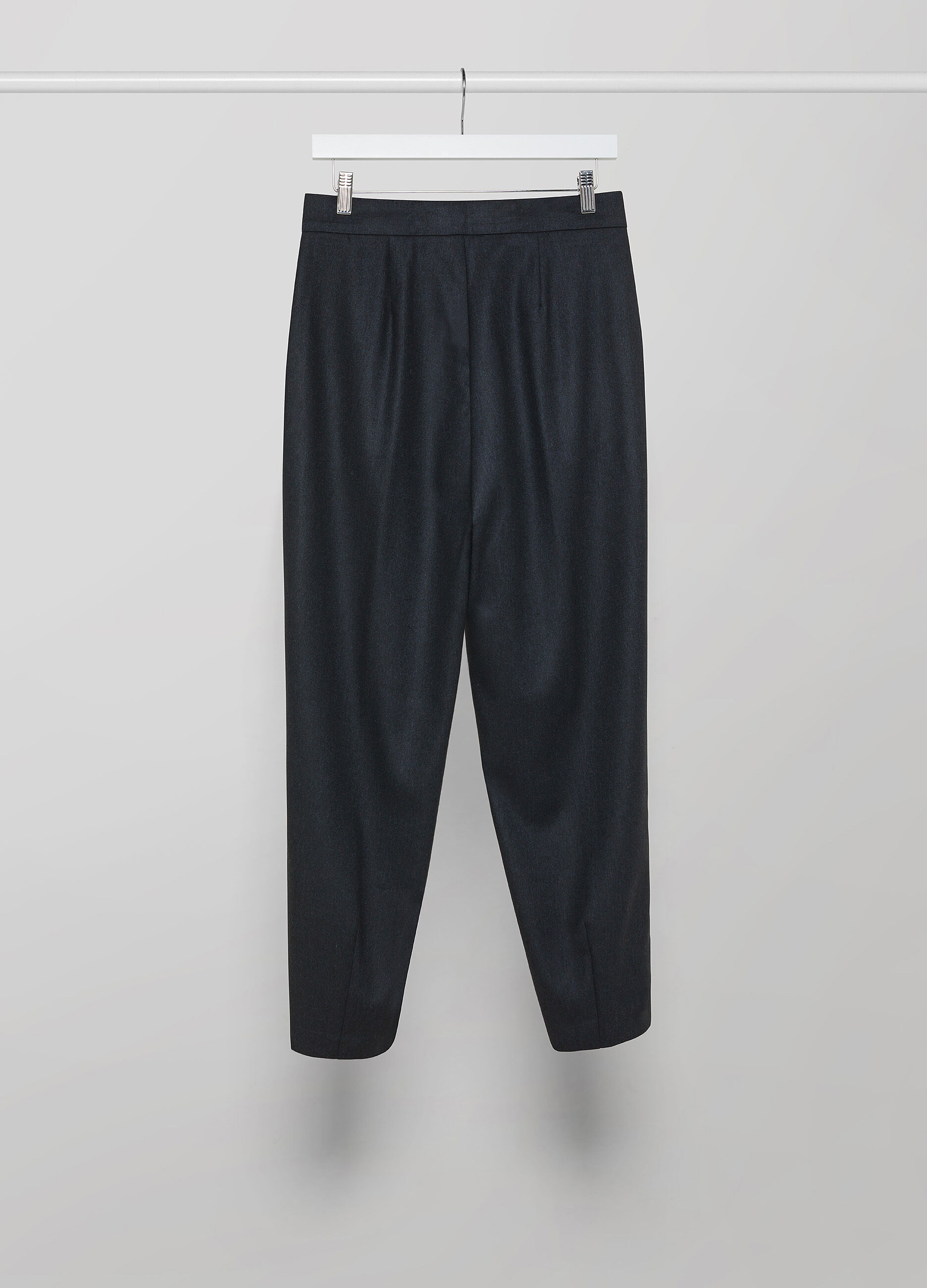 Wool blend slouchy trousers