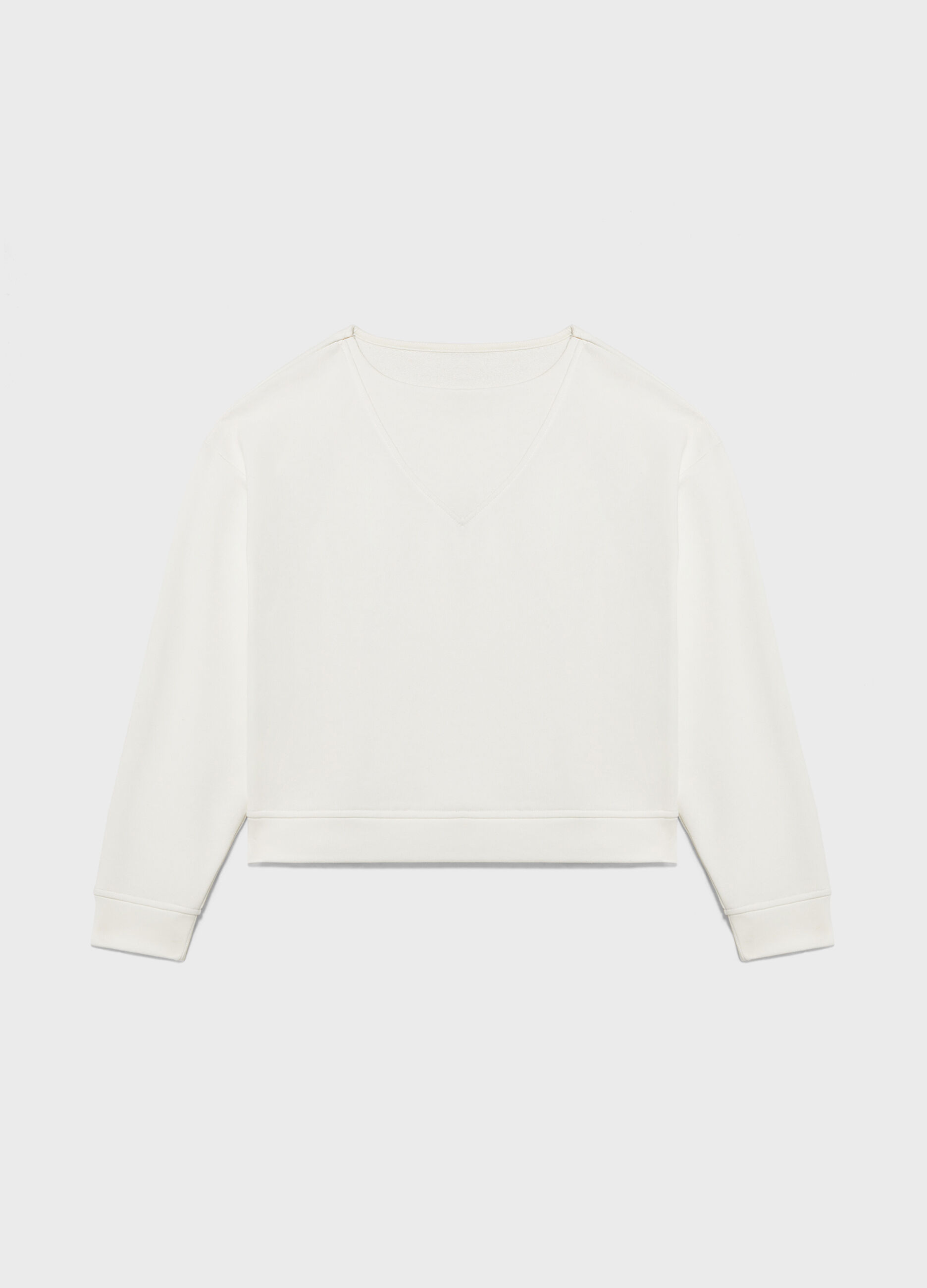 White pure cotton sweatshirt_4