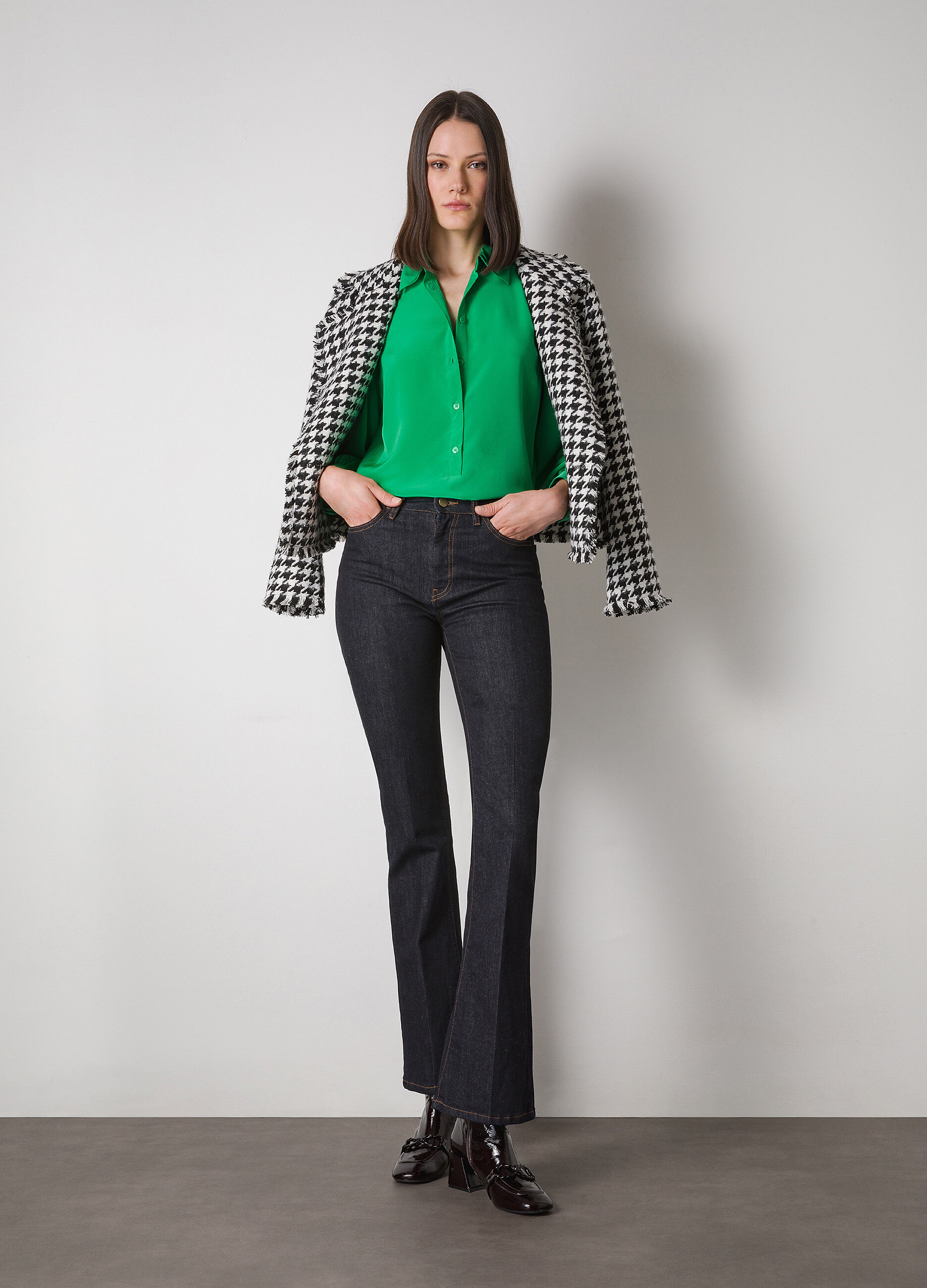 Blouse en 100 % soie