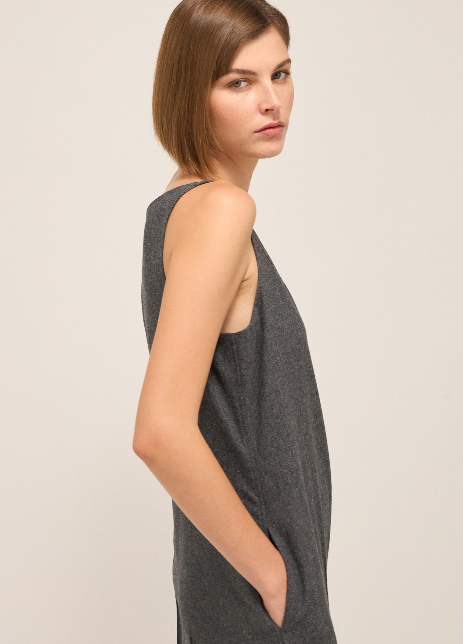 Jumpsuit in wool blend