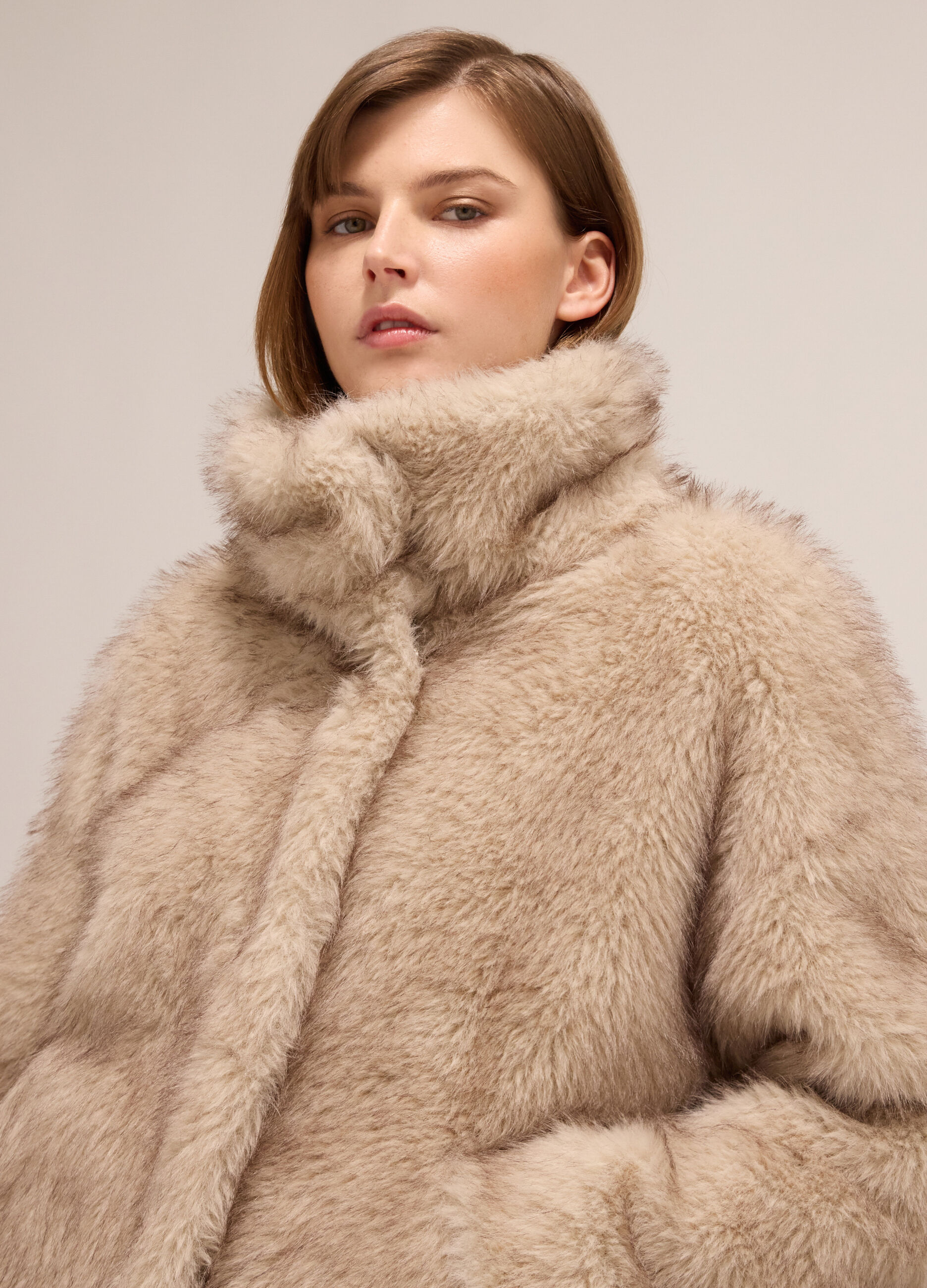 Blouson en fausse fourrure